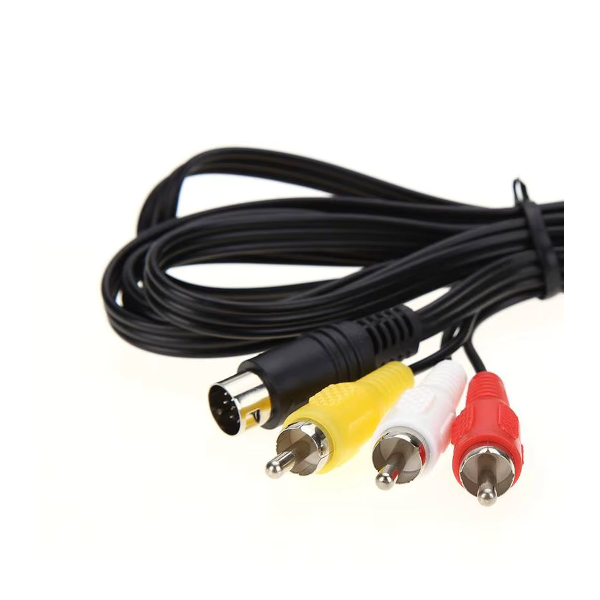 3RCA Audio-Video-AV-Kabel 9-Pin für Sega Genesis 2 und Sega Genesis 3 Spielkonsole, Bunt, 1,8 m - Bild 3