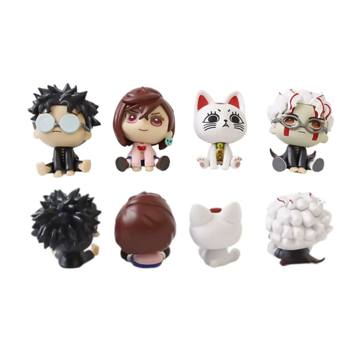 4-teiliges Bandai Anime Dan Da Dan Actionfiguren Set mit Ayase Momo und Ken, mehrfarbig, Kunststoff, Höhe: 6 cm - Bild 1
