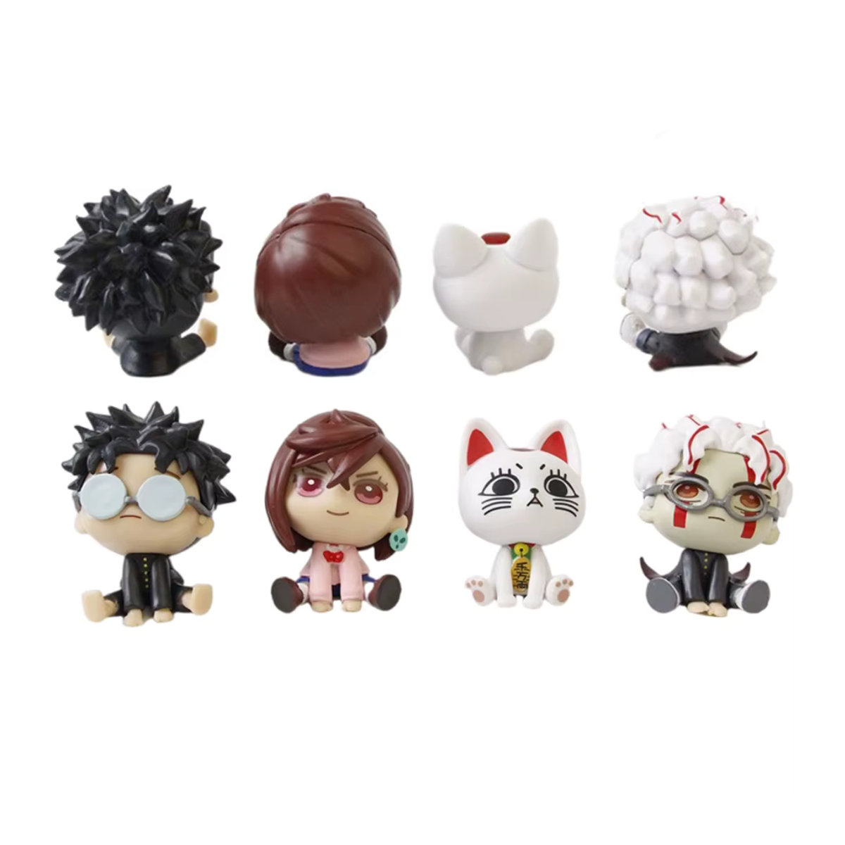 4-teiliges DanDadan Anime Actionfiguren-Set von Bandai, mehrfarbige PVC-Figuren von Momo Ayase und Okarun zur Dekoration - Bild 3