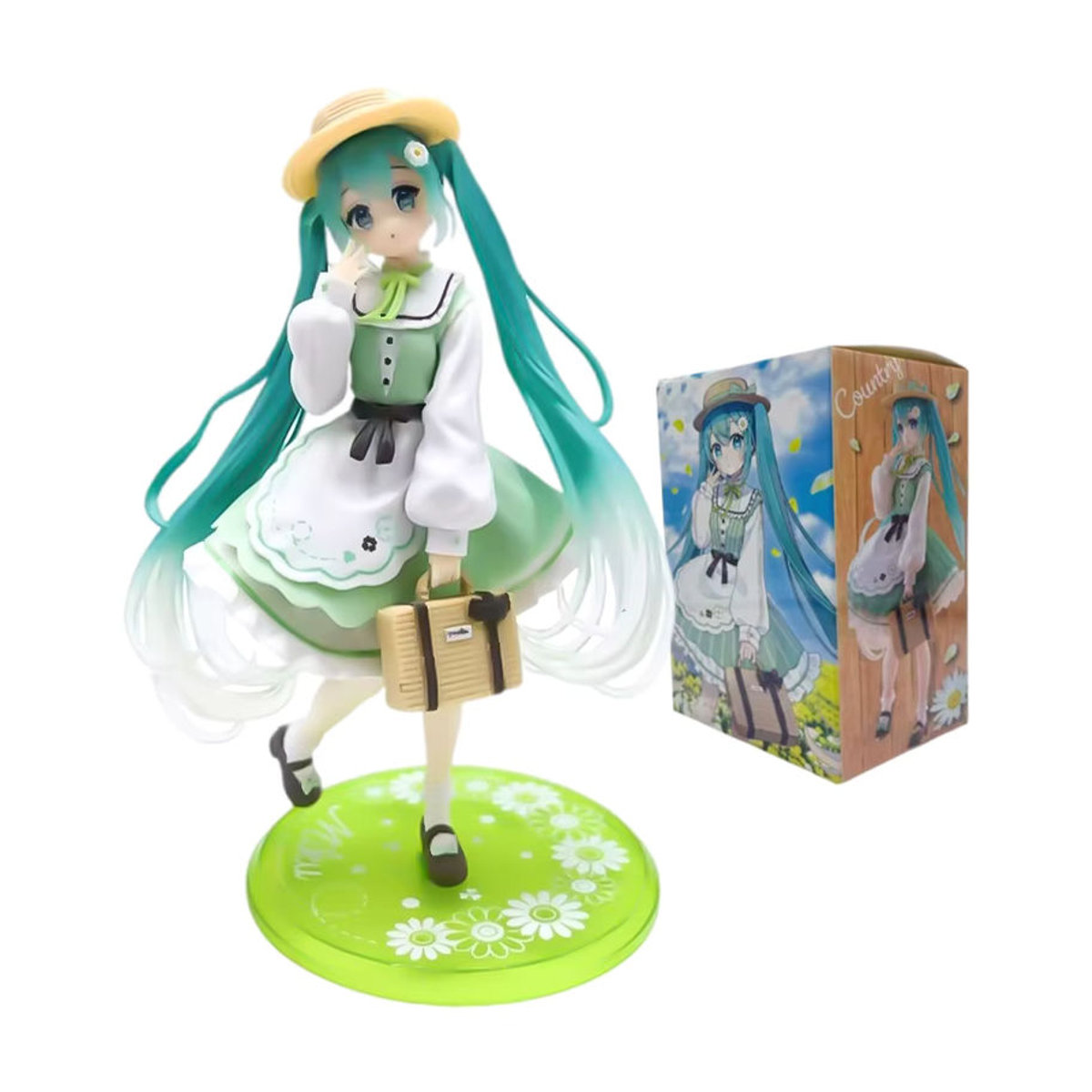 4er-Set Anime Figuren Hatsune Miku von Bandai, mehrfarbige PVC Actionfiguren für deine Sammlung, Höhe: 19-22 cm - Bild 3