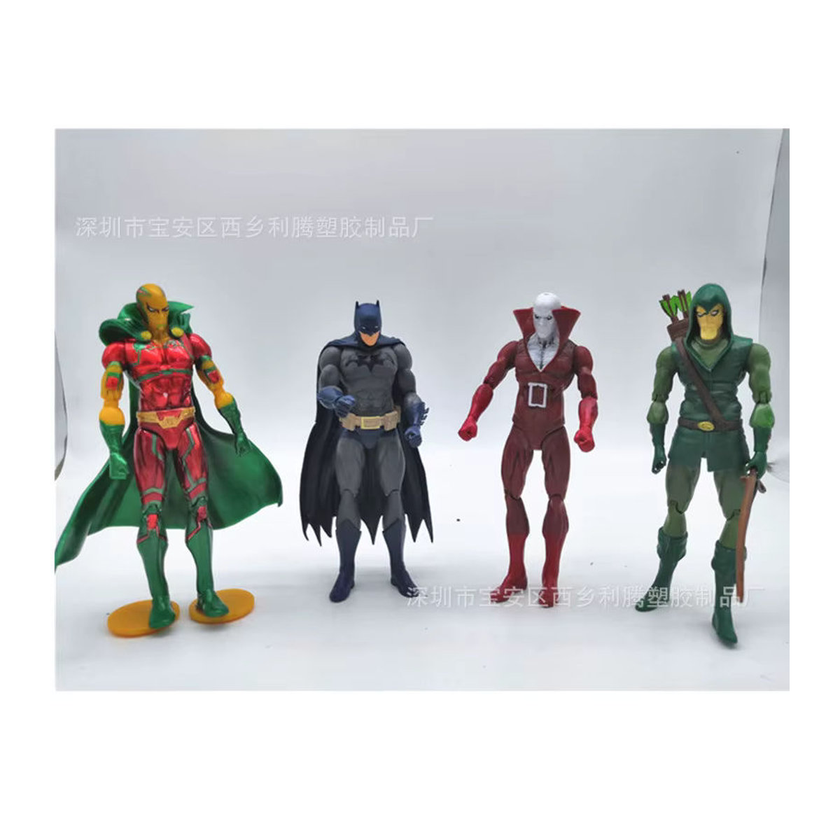 4er Set Bandai DC Helden Figuren Batman Superman Wonder Woman aus Stein und Kunststoff, mehrfarbig, Dekorationsfiguren für Sammler - Bild 3