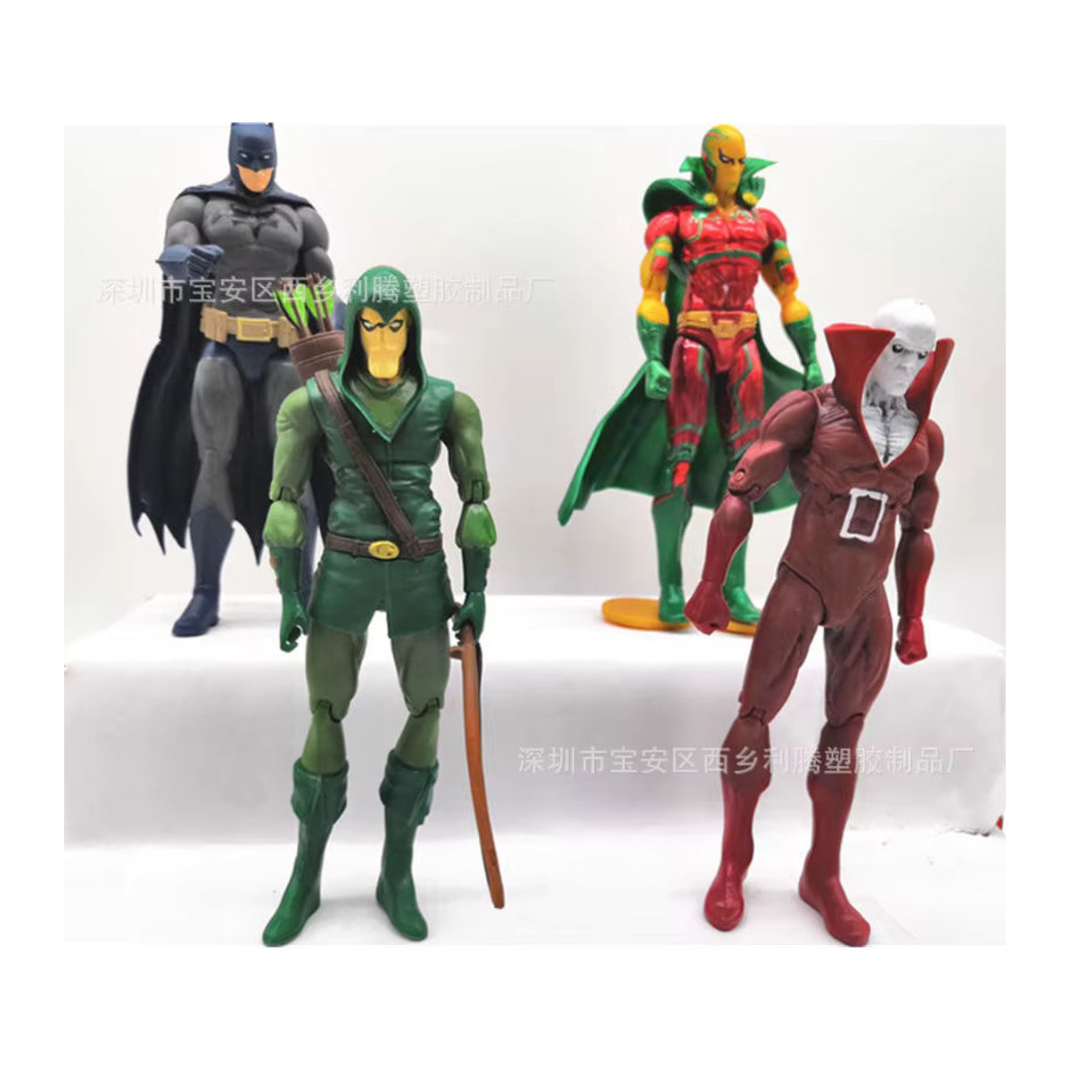 4er Set Bandai DC Helden Figuren Batman Superman Wonder Woman aus Stein und Kunststoff, mehrfarbig, Dekorationsfiguren für Sammler - Bild 5