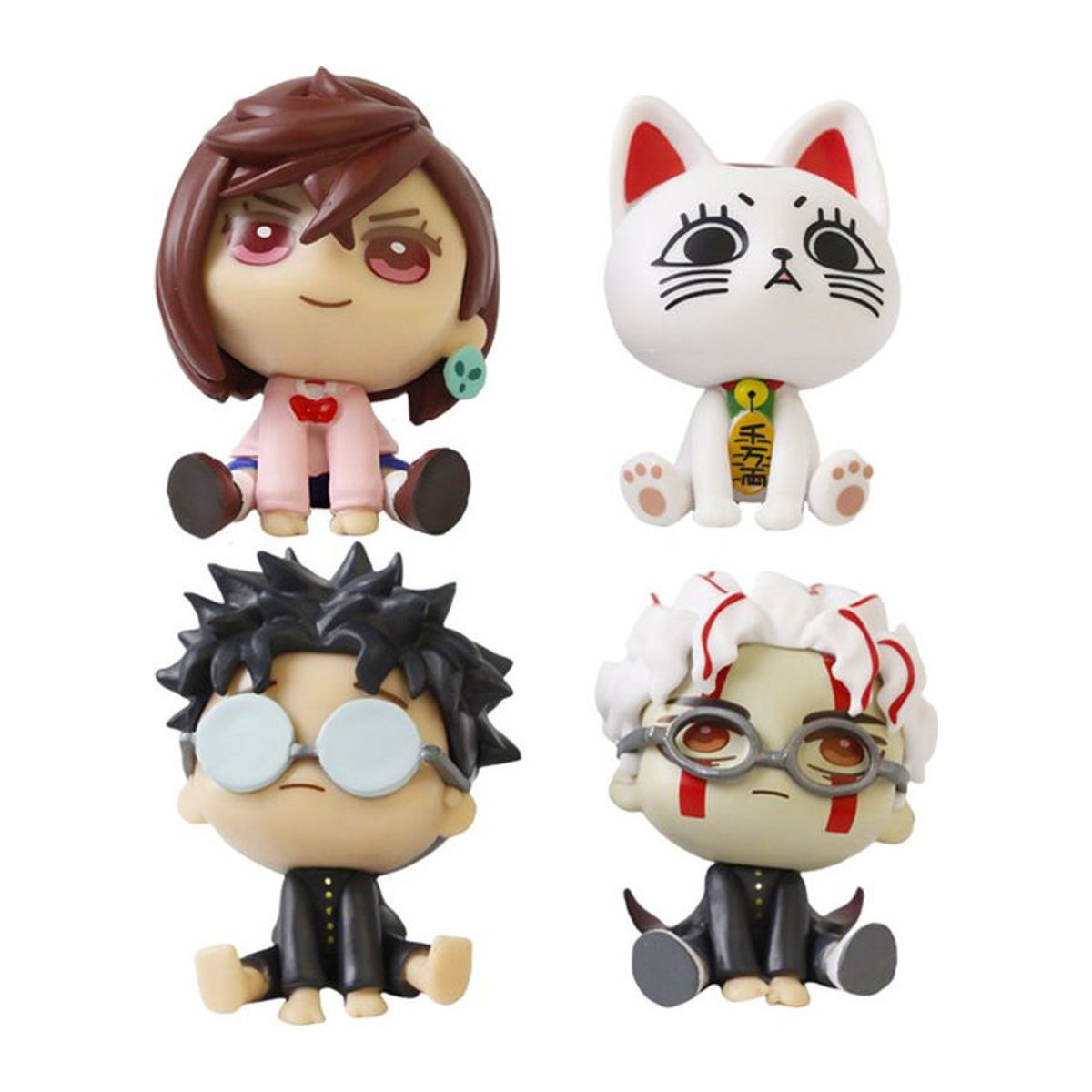 4er-Set DanDadan Anime Figuren aus PVC, Bandai Action Modelle von Momo Ayase und Okarun, mehrfarbige Dekorationsfiguren für Sammler - Bild 1
