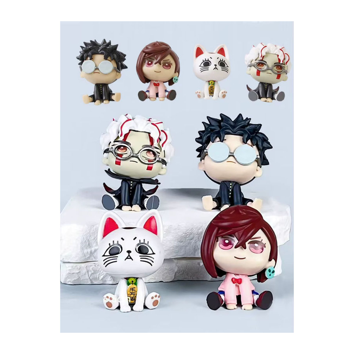 4er-Set DanDadan Anime Figuren aus PVC, Bandai Action Modelle von Momo Ayase und Okarun, mehrfarbige Dekorationsfiguren für Sammler - Bild 7