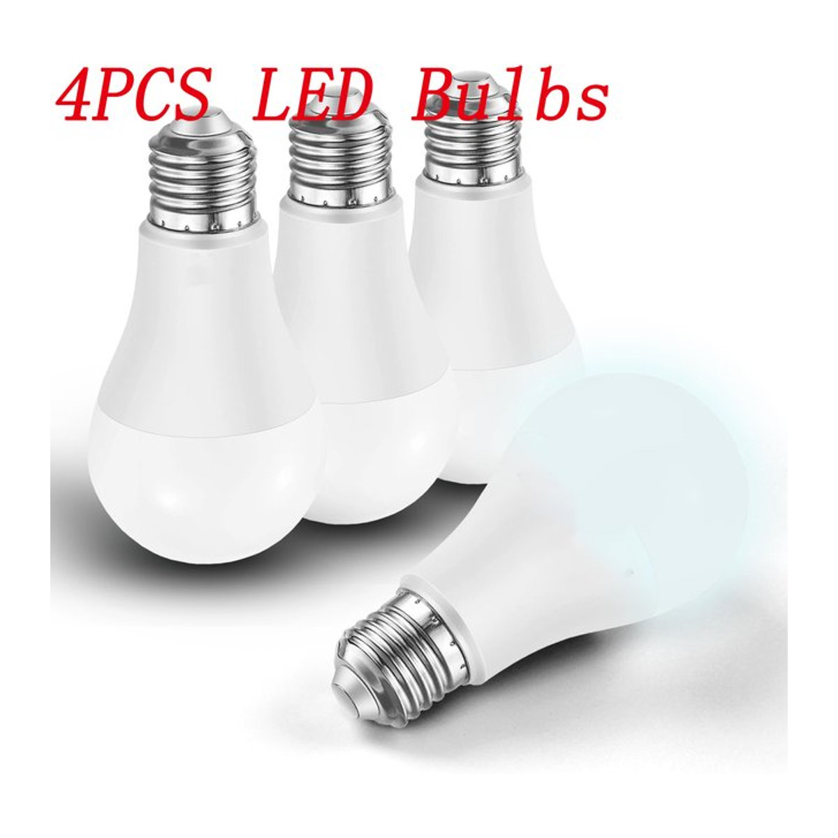 4er-Set E27 LED-Leuchtmittel für die Innenbeleuchtung mit hoher Helligkeit und geringem Energieverbrauch - Bild 1