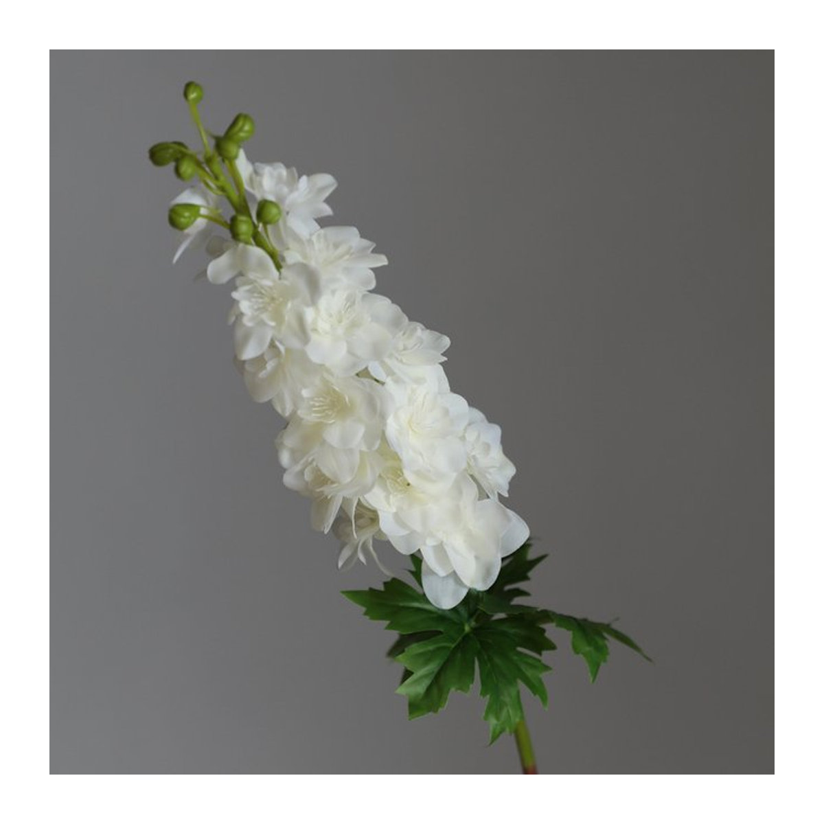 4er-Set LINANUO Kunst-Delphinium aus Latex in Rosa und Weiß für Hochzeitsdekoration und Tischarrangement - Bild 1