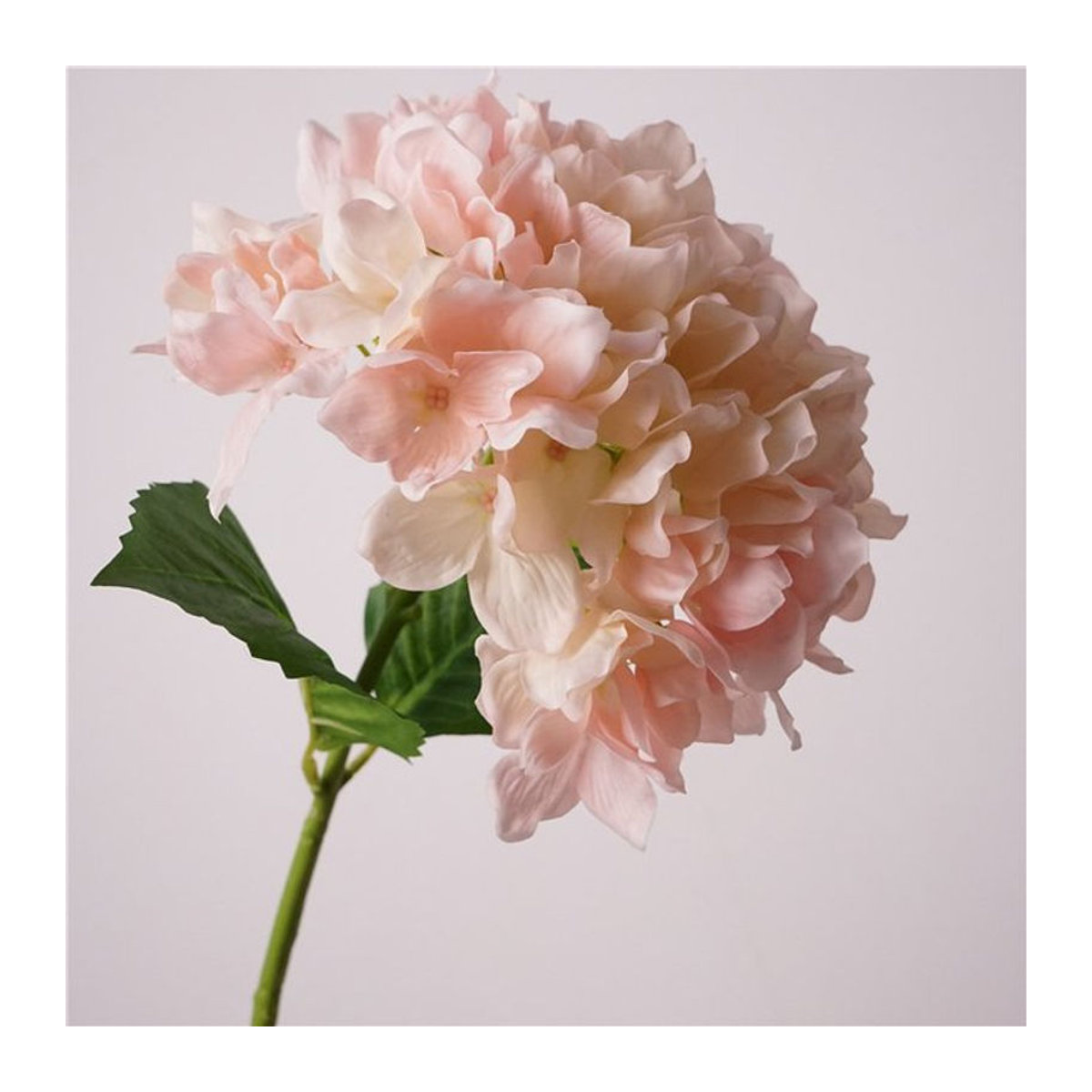 4er-Set LINANUO Künstliche Hortensien in Rosa und Braun für Hochzeitsdekoration und Blumenarrangements - Bild 1