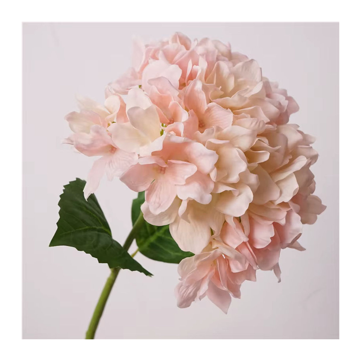 4er-Set LINANUO Künstliche Hortensien in Rosa und Braun für Hochzeitsdekoration und Blumenarrangements - Bild 2