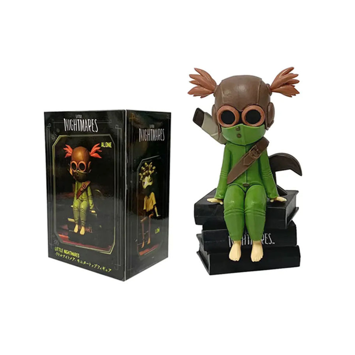 4er-Set Little Nightmares Anime-Figuren von Bandai, PVC Actionfiguren der Charaktere Six und Mono, mehrfarbiges Cartoon-Spielzeug zur Dekoration - Bild 2