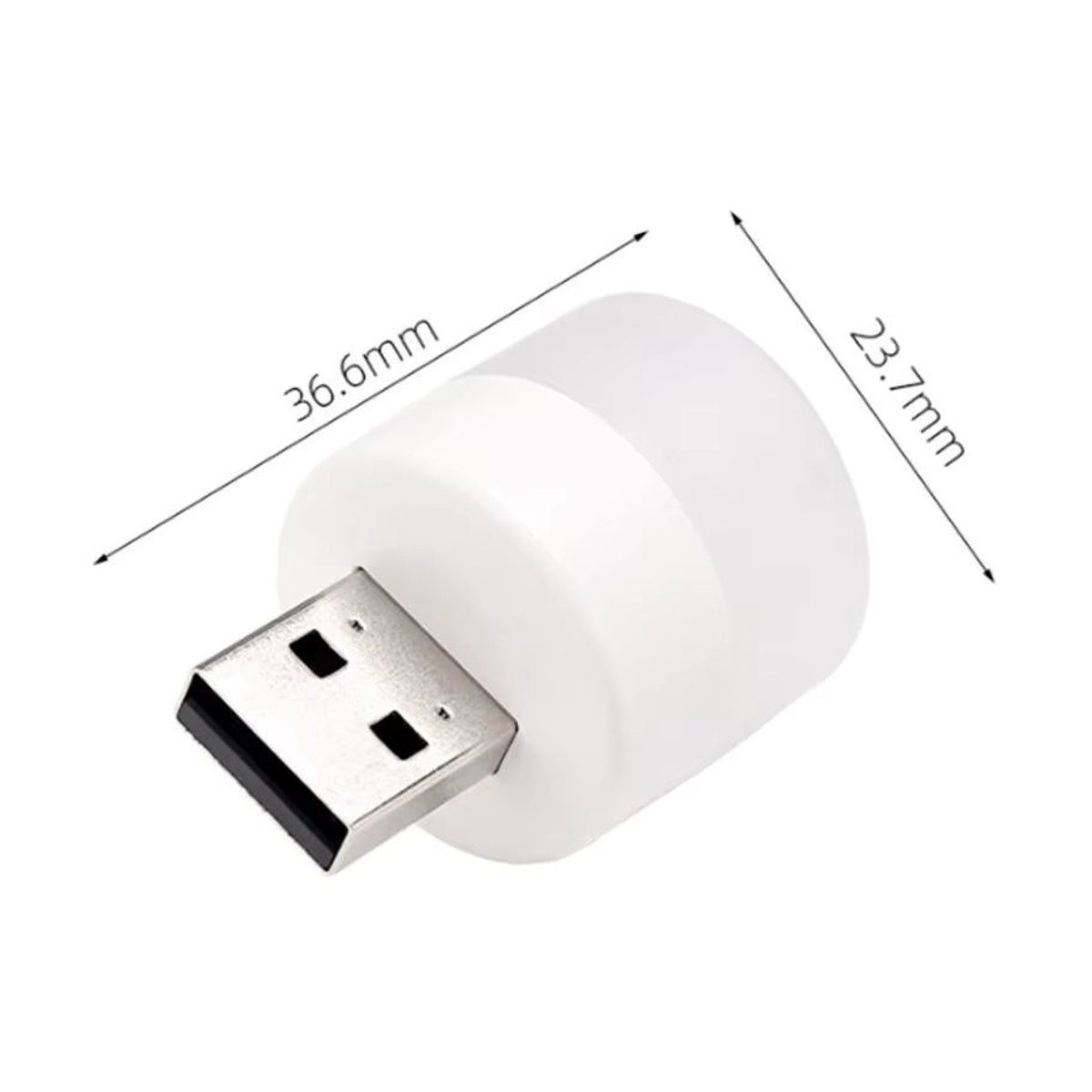 4er-Set USB Mini Nachtlicht mit Augenschutz und LED für Steckdose als tragbares Atmosphäre- und Notfalllicht - Bild 4