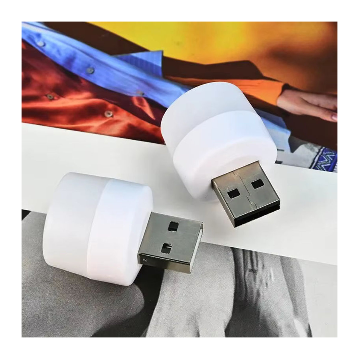 4er-Set USB Mini Nachtlicht mit Augenschutz und LED für Steckdose als tragbares Atmosphäre- und Notfalllicht - Bild 5
