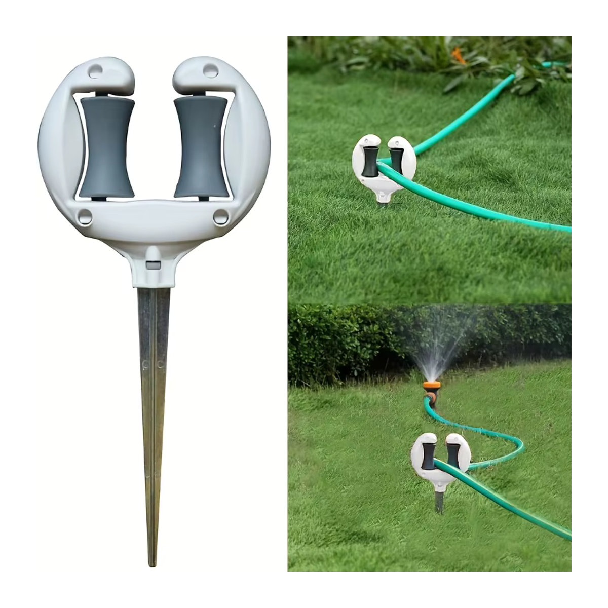 5 Stück Gartenschlauchführungs-Spike-Werkzeuge zur Rasen- und Blumenbewässerung - Bild 5