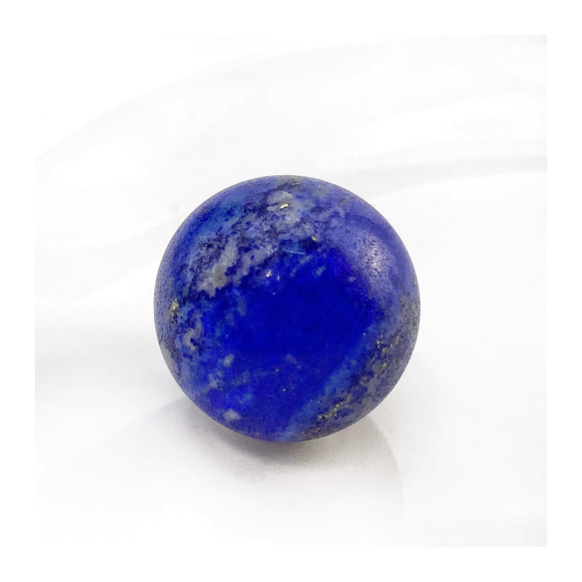 5 Stück Lapislazuli-Dekokugeln aus natürlichem Kristall, blaue Rohsteine in runder Form - Bild 5
