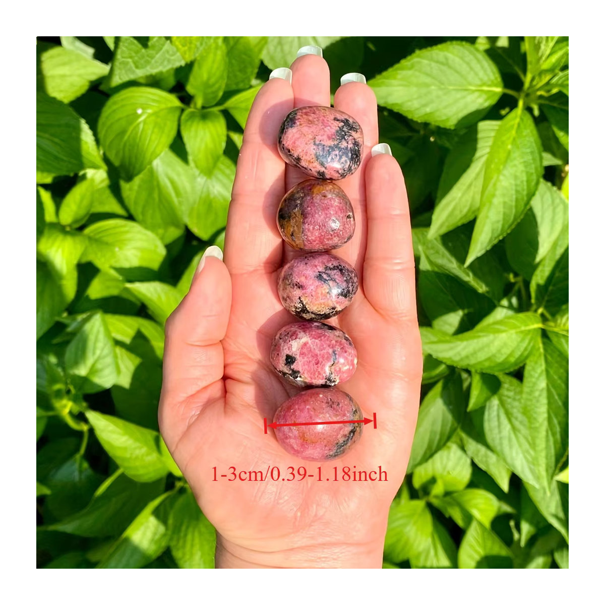 5 Stück Rosenphlogopit von Stone Brothers in Rosa, natürliche Mineralienproben für Chakra-Balance und Aquariendekoration - Bild 2
