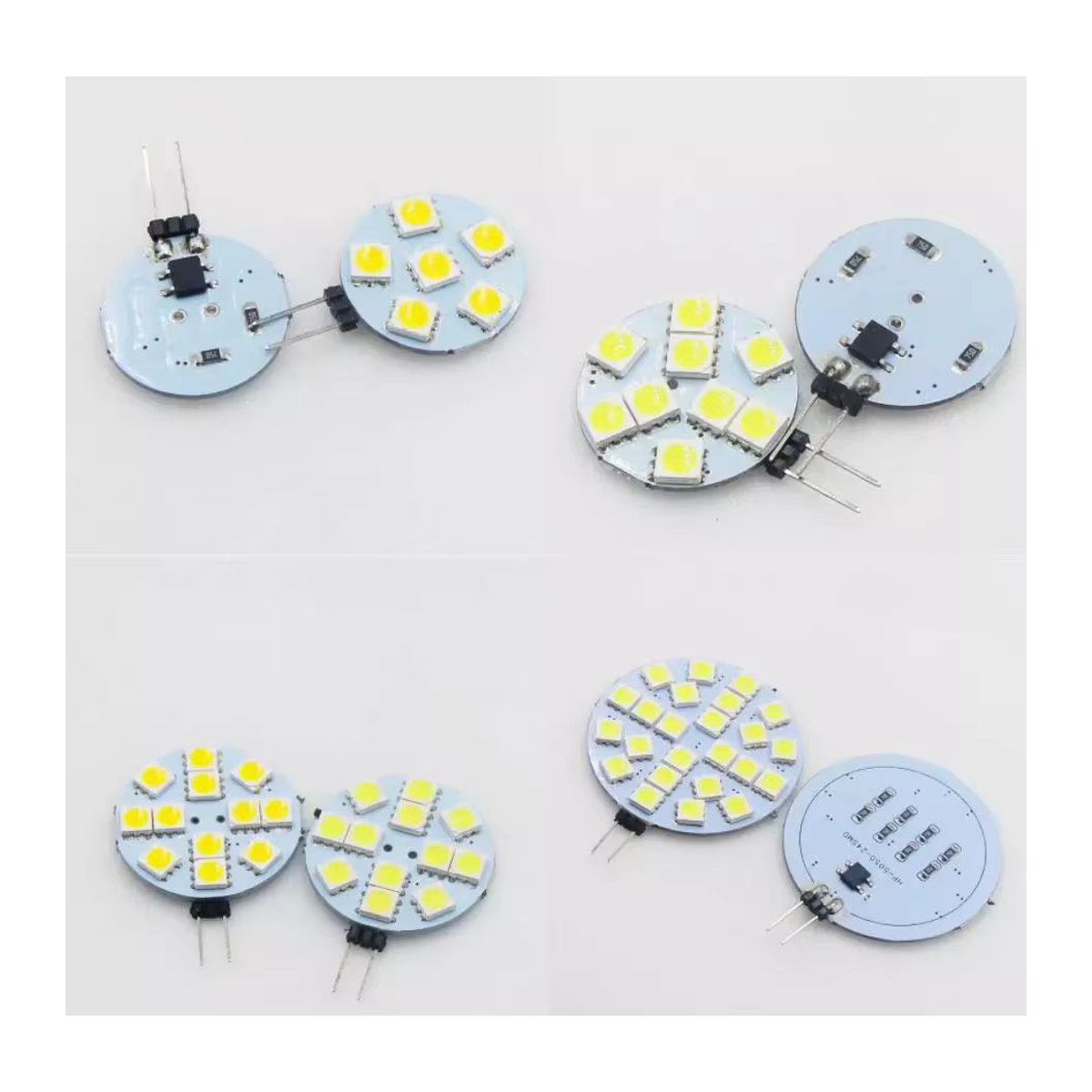 5 Stück YORYZENG Mini G4 LED Lampen DC 12V 5050 SMD warmweiß Bi-Pin Halogen Ersatzlampen - Bild 2