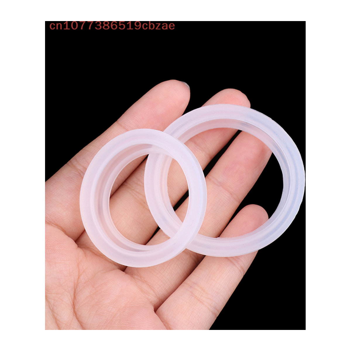 5-teiliges Dichtungs-Set O-Ringe für Vakuumflaschen und Thermobecher von Hoeaden in Weiß, kompatibel mit 4,5 cm und 5,2 cm Deckeln - Bild 1