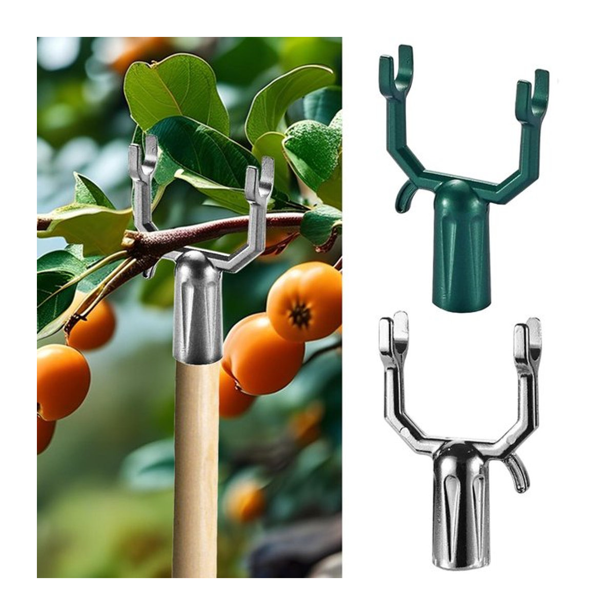 5-teiliges Set verstellbare Baumzweig-Unterstützung aus rostfreiem Material als Aststreuer und Obstpfahl für den Außenbereich - Bild 1
