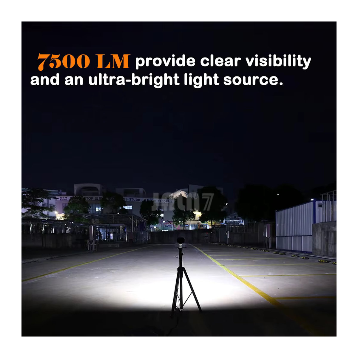 5-Zoll LED Arbeitsscheinwerfer 50W Flutlicht für Offroad, LKW, Traktor und Bagger - Bild 2