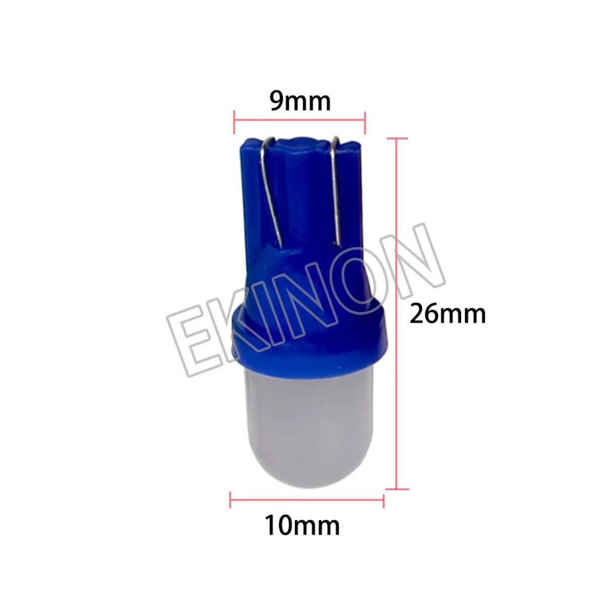 50 Stück T10 W5W LED Signallampen 6V 6,3V ohne Polarität für Auto und Spielmaschinen in Weiß, Rot, Eisblau, Grün und Rosa - Bild 1