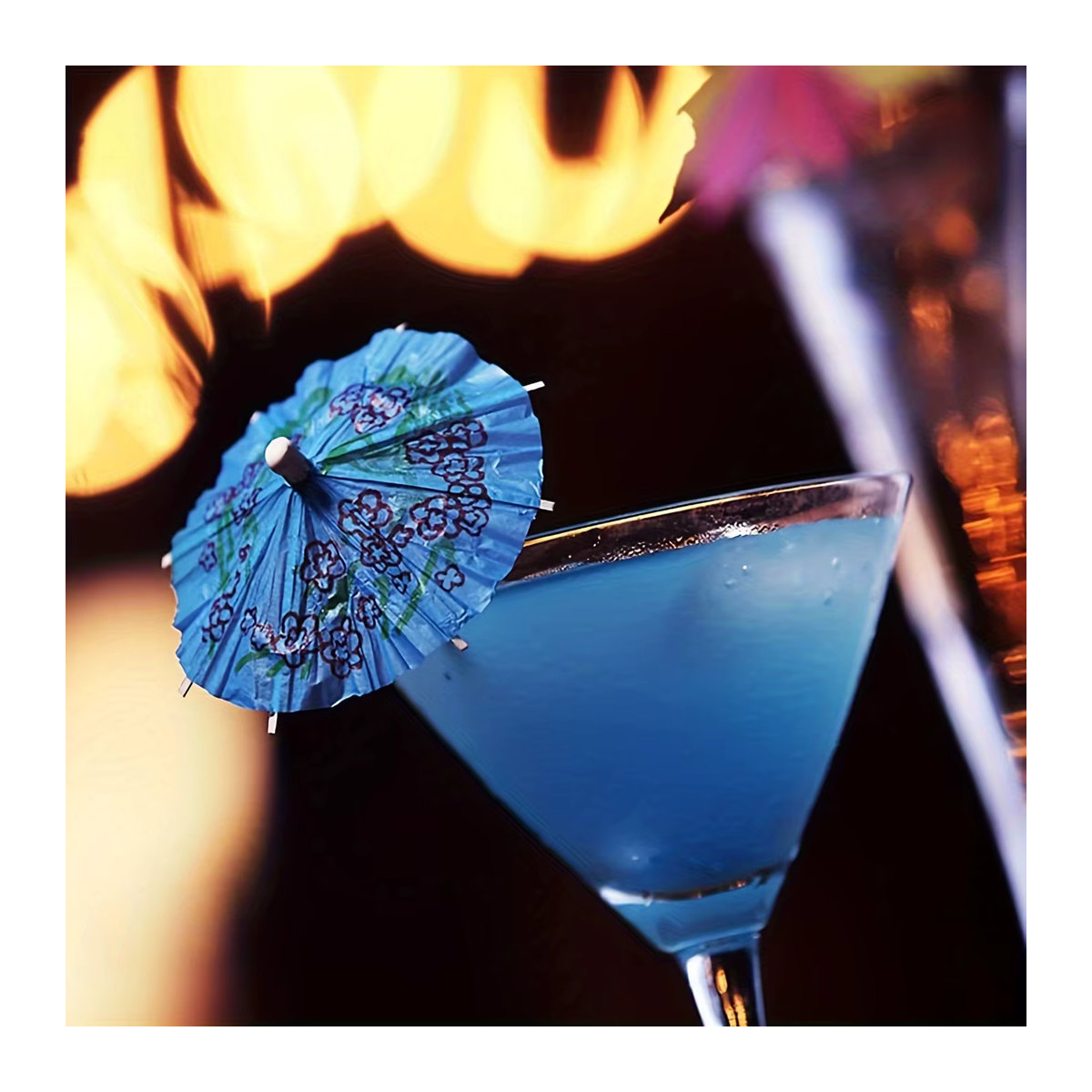 50 Stück Tropical Umbrella Roostertail Drink Picks aus Papier in Mehrfarbig für Hawaiianische Themenpartys und Sommerfeste - Bild 6