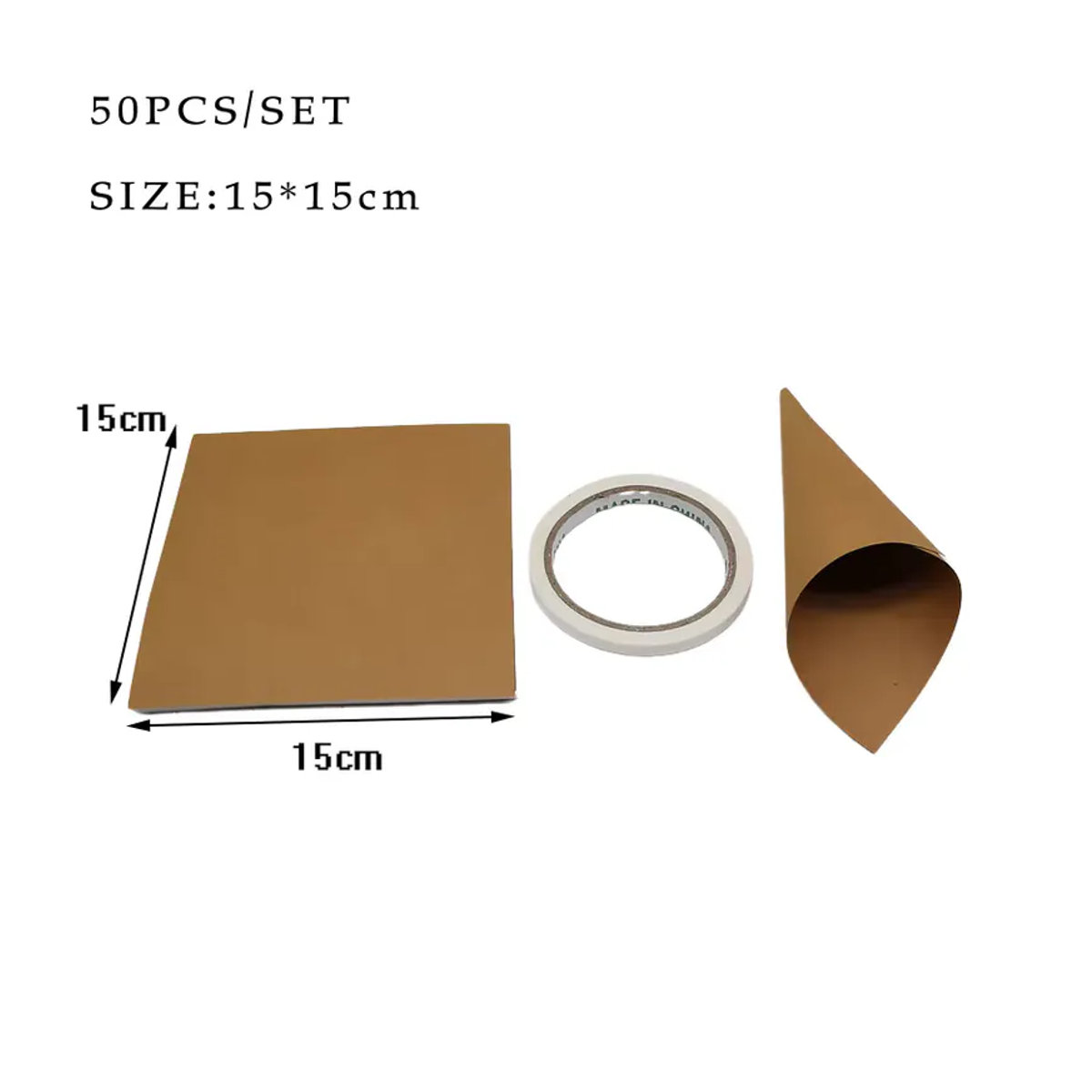 50 Stück WEHRPARTY Konfetti-Kegel aus Papier in Schwarz und Mehrfarbig für Hochzeit und Geburtstag - Bild 2