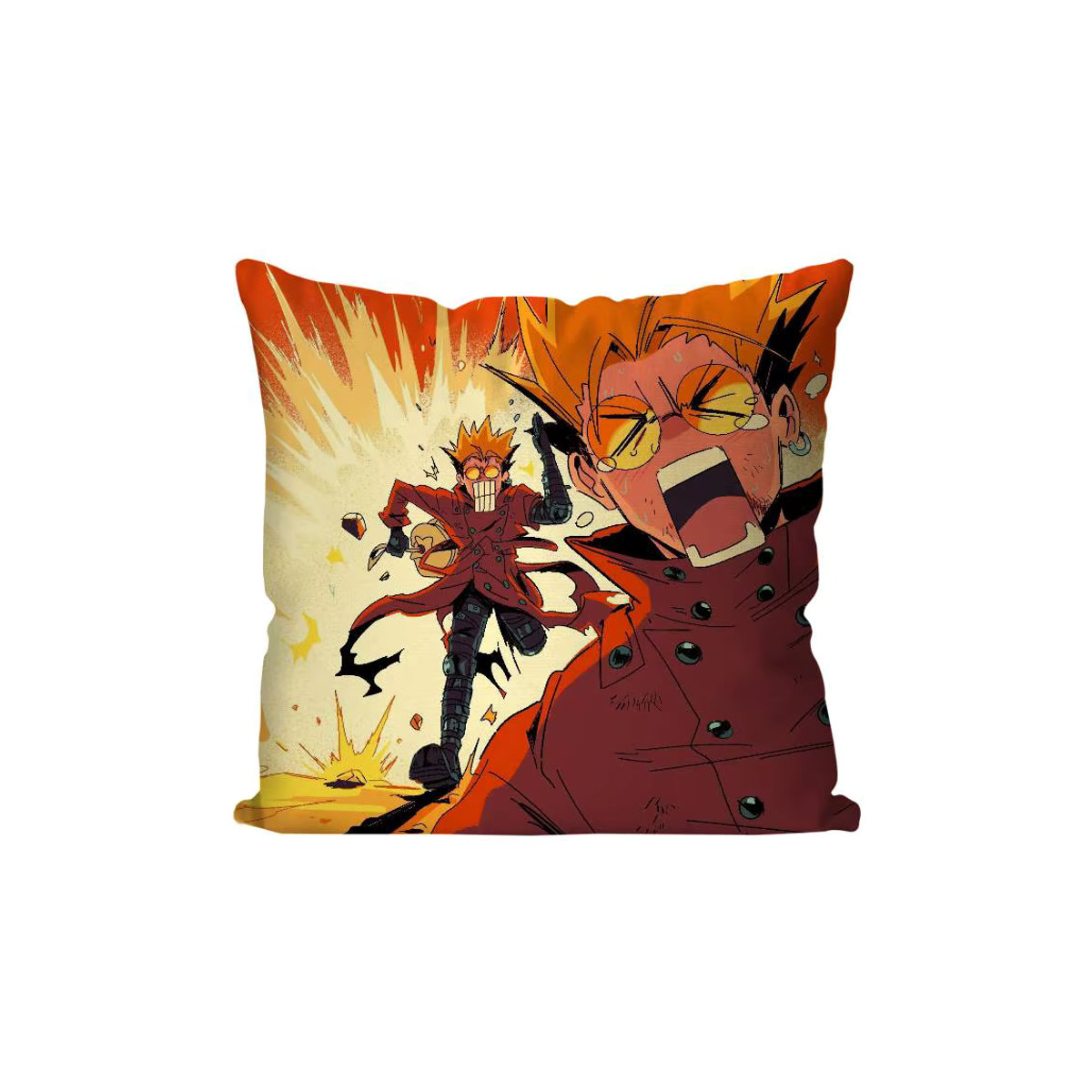 52TOYS Anime Cartoon Trigun Stampede Kissenbezug mehrfarbig - Bild 7