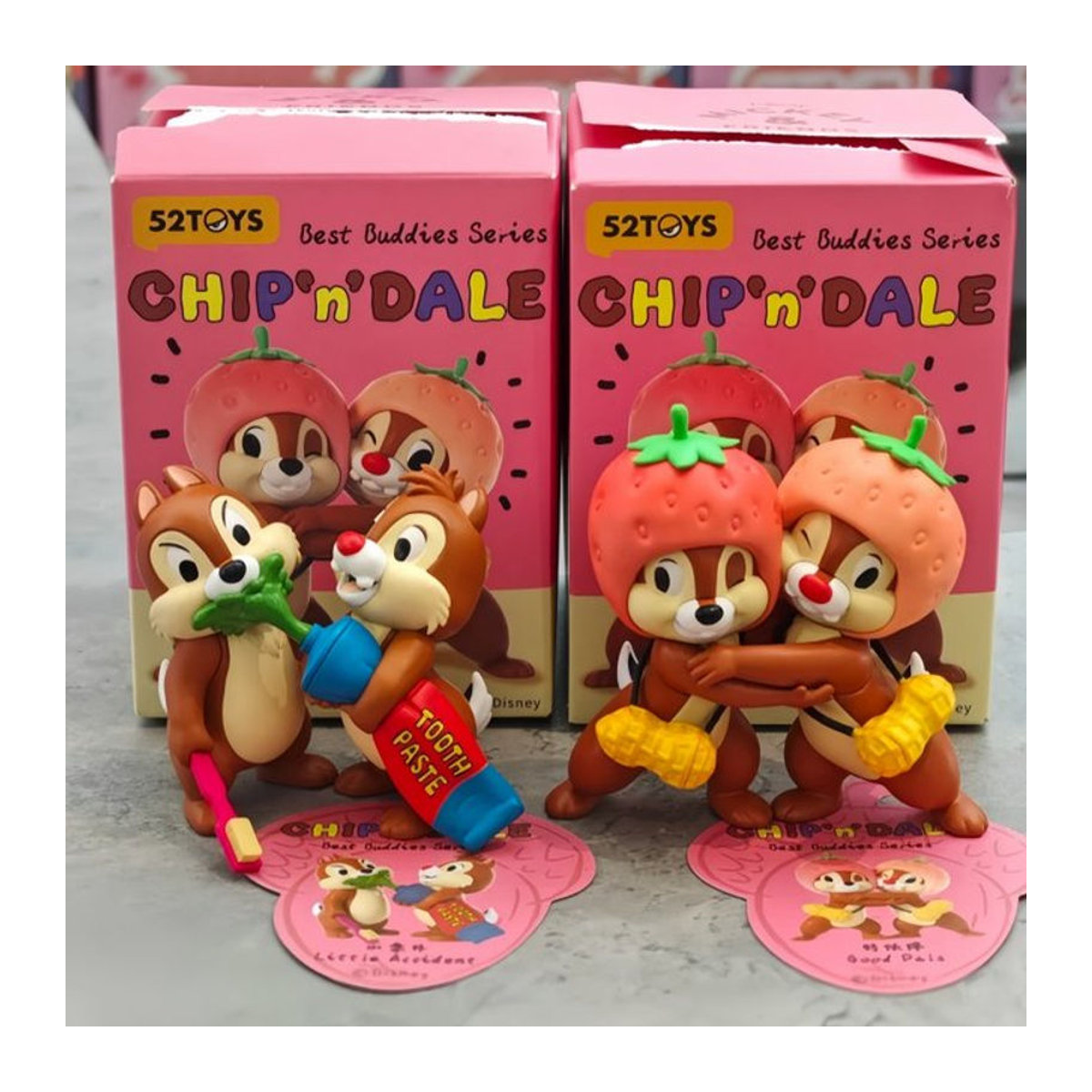 52toys Chip n Dale Best Buddies Serie Mystery Box Blind Box Anime Figur Mehrfarbig - Bild 1