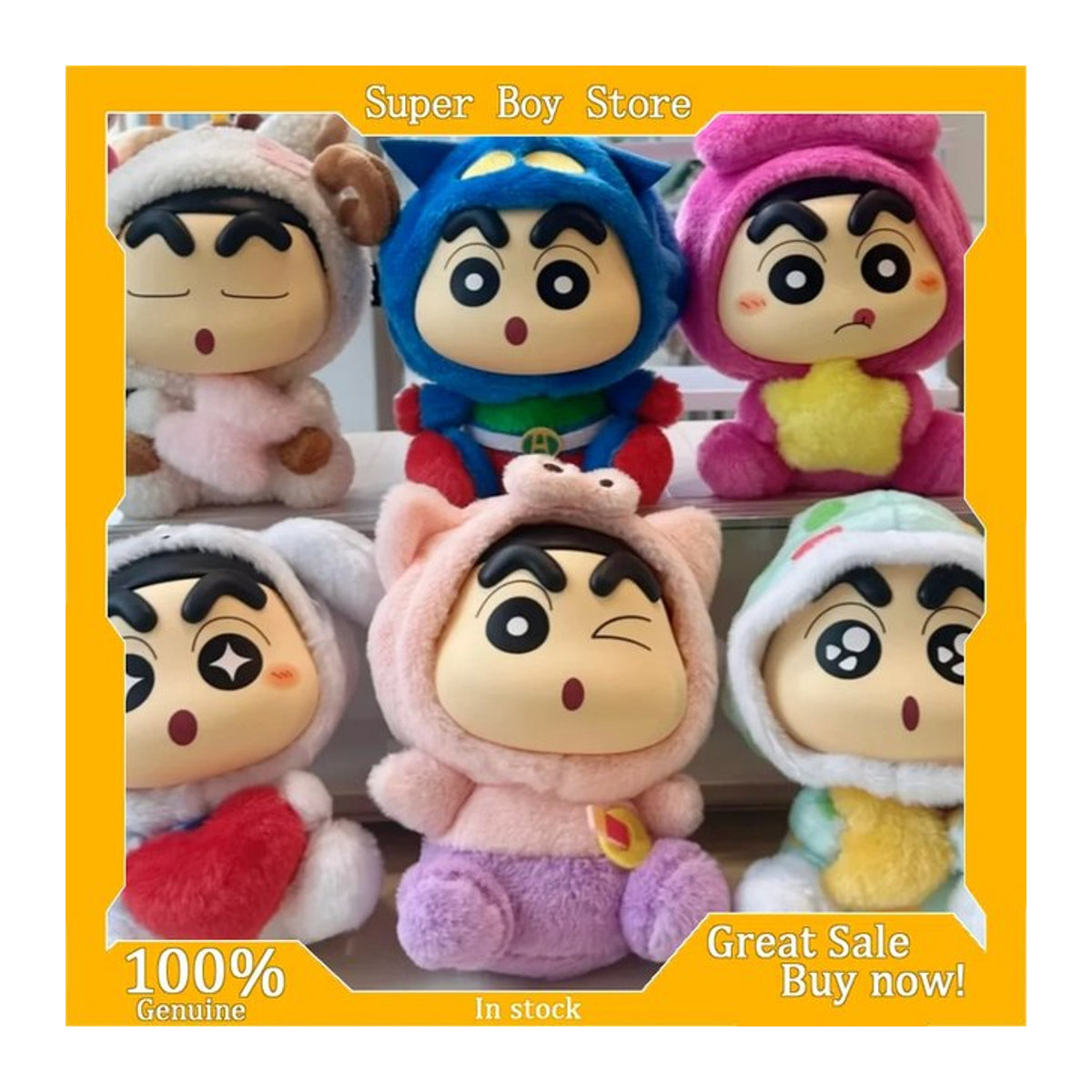 52TOYS Crayon Shin-Chan Fantasy Serie vol.1 Blind Box Mystery Box Mehrfarbige Anime Action Figure Vinyl Puppe - Bild 1