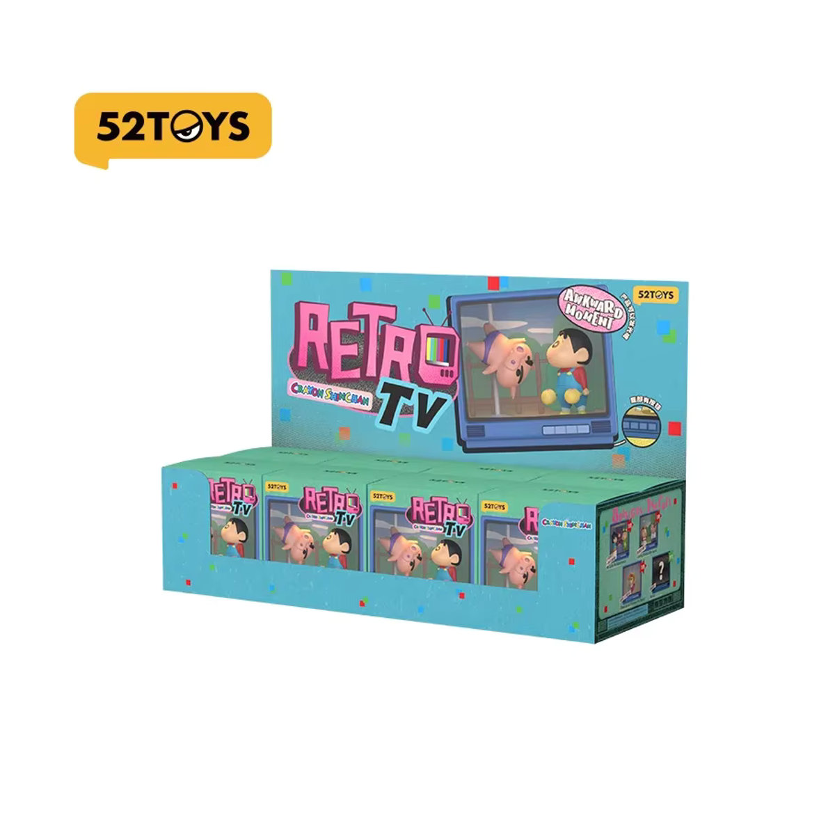 52toys Crayon Shin-Chan Retro TV-Serie Blindbox mit Licht Anime-Figur als mehrfarbige Mystery Box Sammlerfigur aus Kunststoff - Bild 7