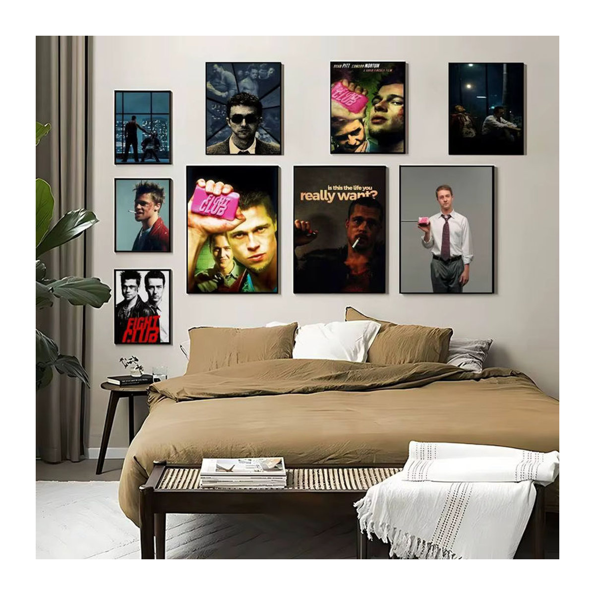 52TOYS Fight Club Poster Wanddekoration aus Papier, mehrfarbig, Hochformat - Bild 4