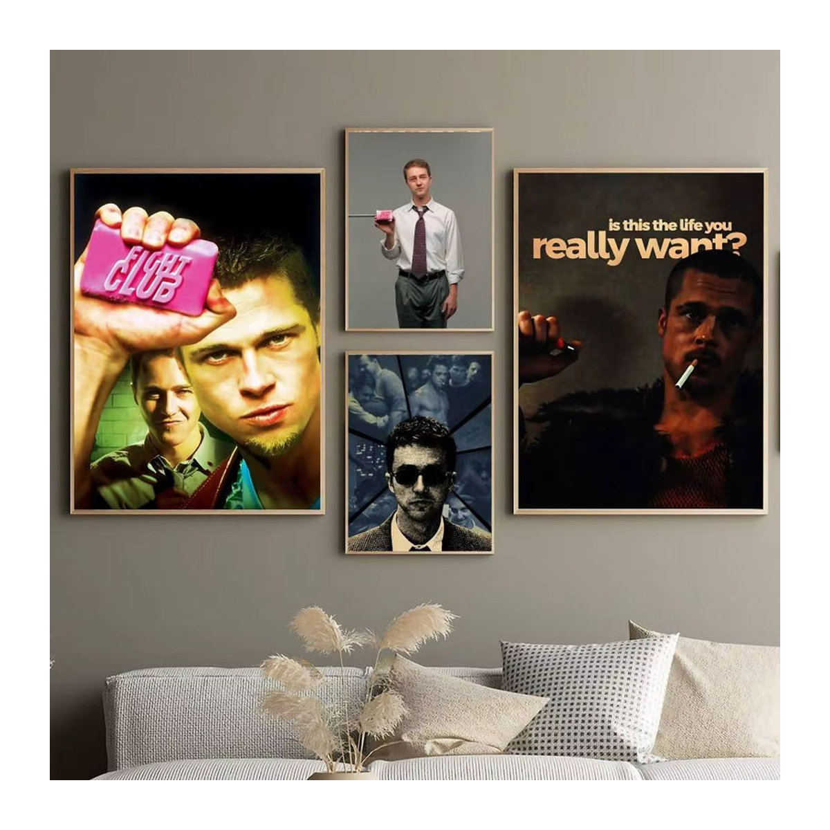 52TOYS Fight Club Poster Wanddekoration aus Papier, mehrfarbig, Hochformat - Bild 5
