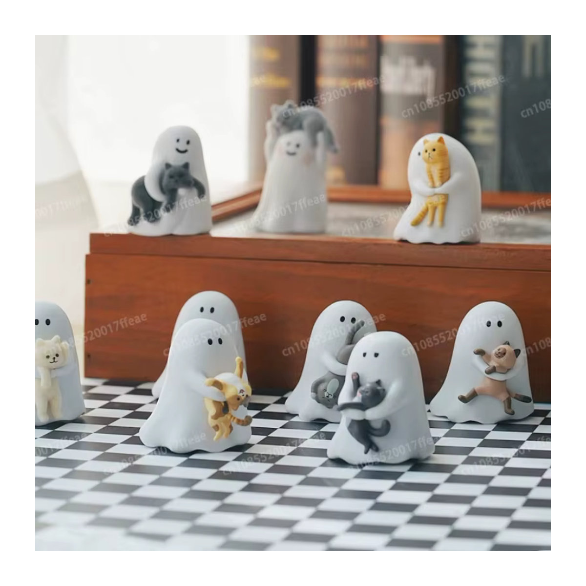 52toys Ghody Behold My Cat Serie Blind Box mit nachtleuchtenden Katzenfiguren in Weiß - Bild 5
