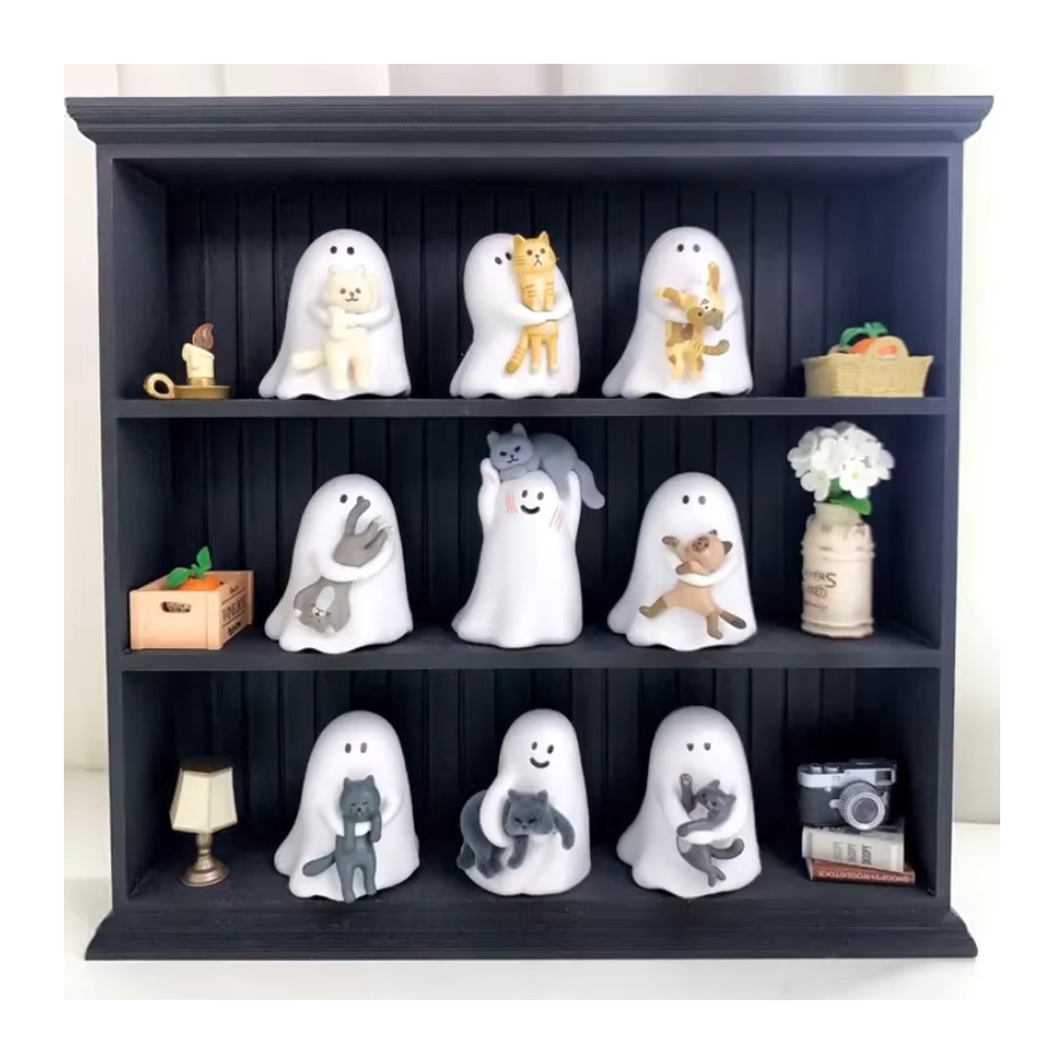 52toys Ghody Behold My Cat Serie Blind Box mit nachtleuchtenden Katzenfiguren in Weiß - Bild 7