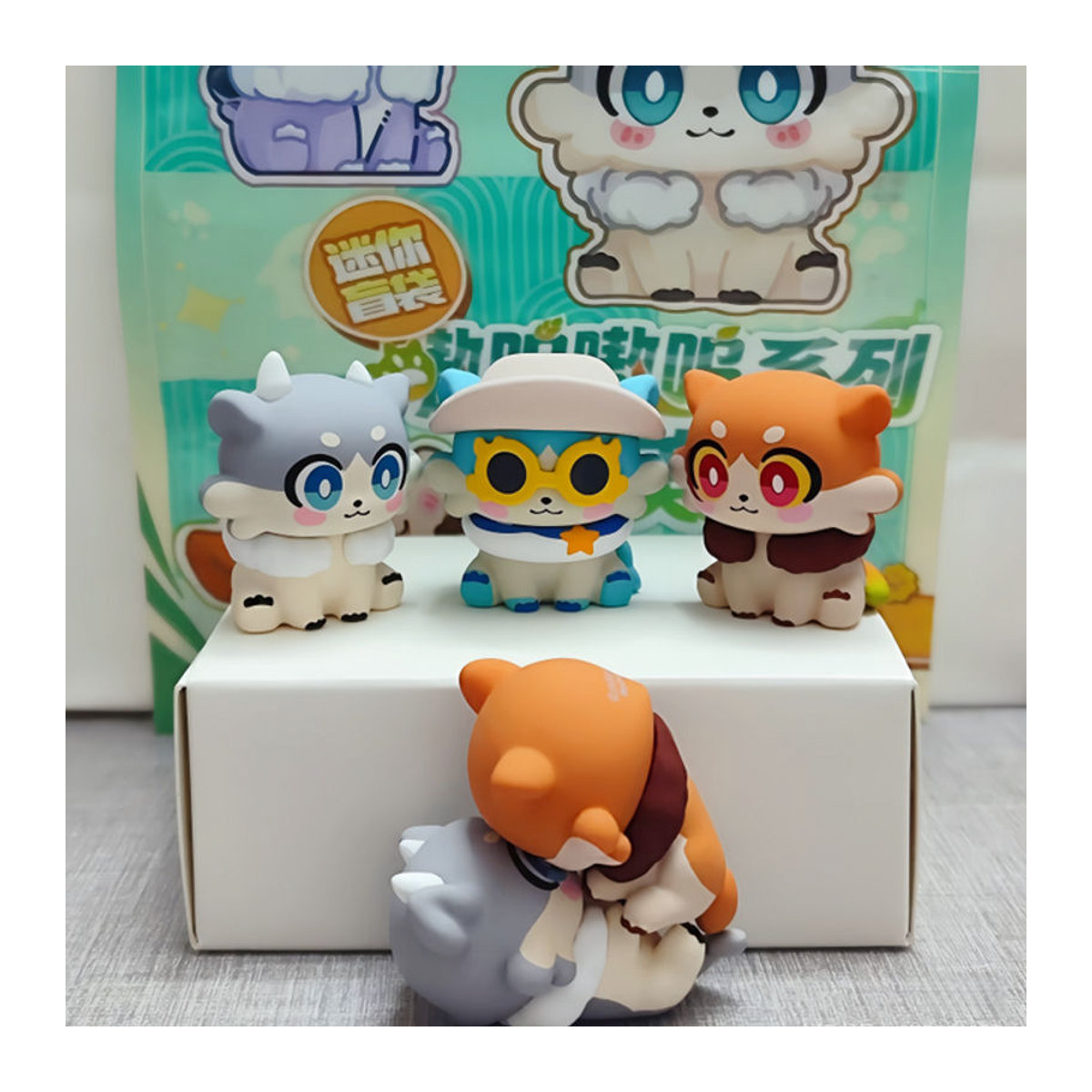 52TOYS Honkai Star Rail Ava Woo Serie Chimera Mini Blind Box Desktop Dekoration aus Kunststoff, mehrfarbig - Bild 1