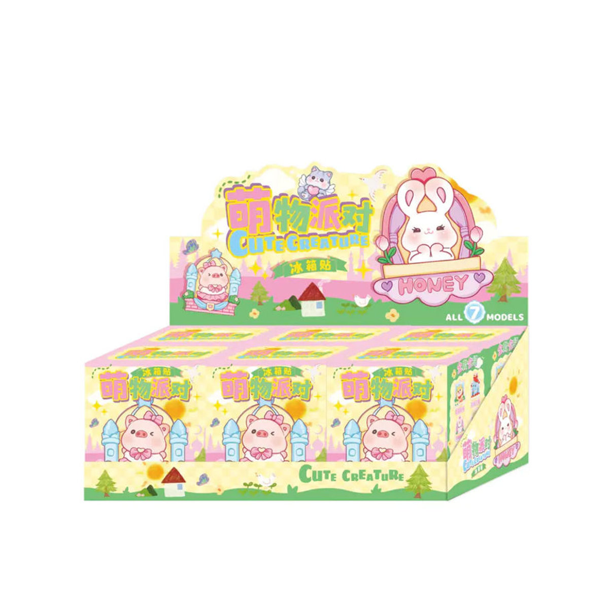 52TOYS Kreaturen-Serie Kühlschrankmagnete Blind Box aus Kunstharz, mehrfarbig - Bild 4