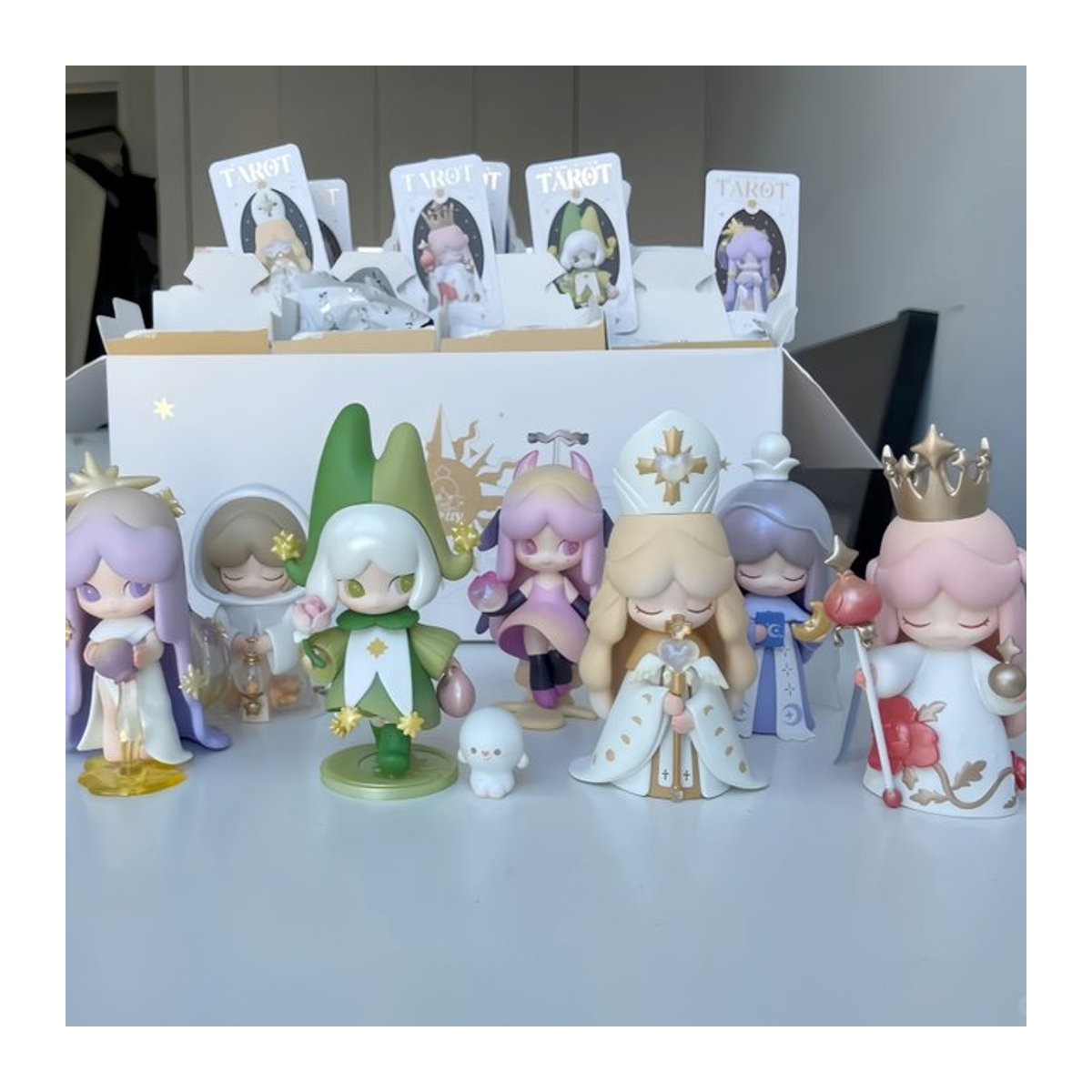 52toys Laplly Star Song Serie Blind Box Fate Konstellation Tarot Karte Ornament Puppe mehrfarbig - Bild 1