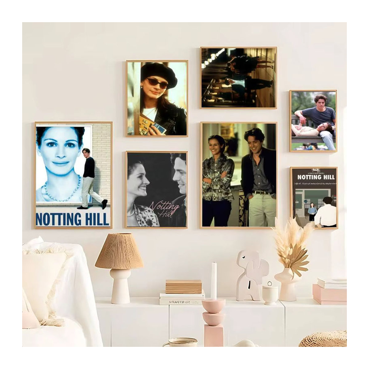 52TOYS Notting Hill Film Poster als wandmontierte Dekoration in Hochformat, mehrfarbig - Bild 1