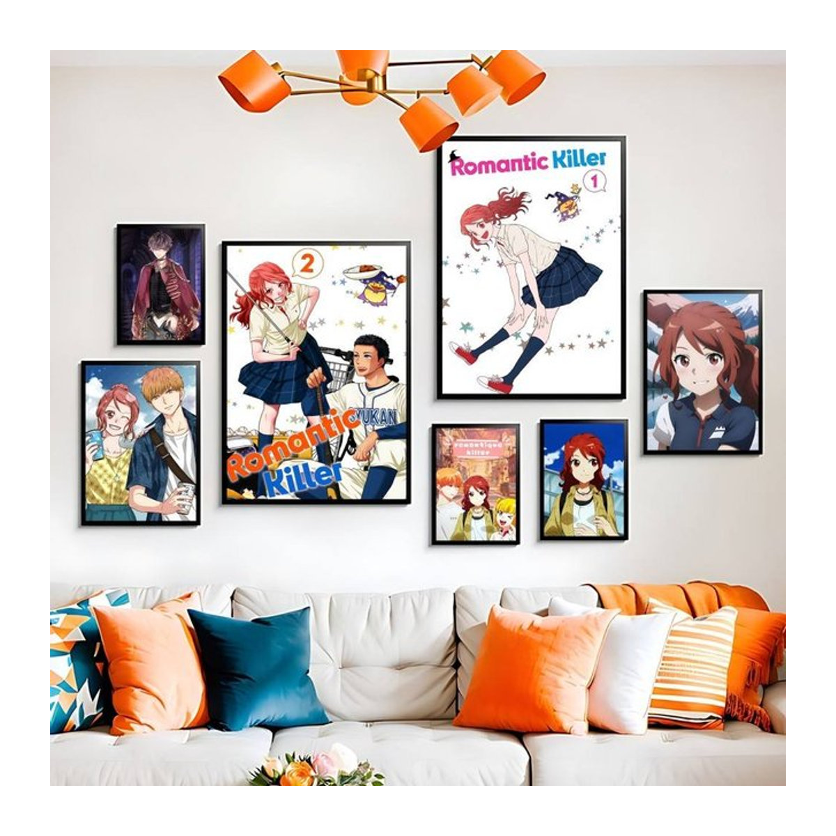 52TOYS R-Romantic K-Killer Vintage Filmposter als mehrfarbiger Wanddruck im Hochformat - Bild 1