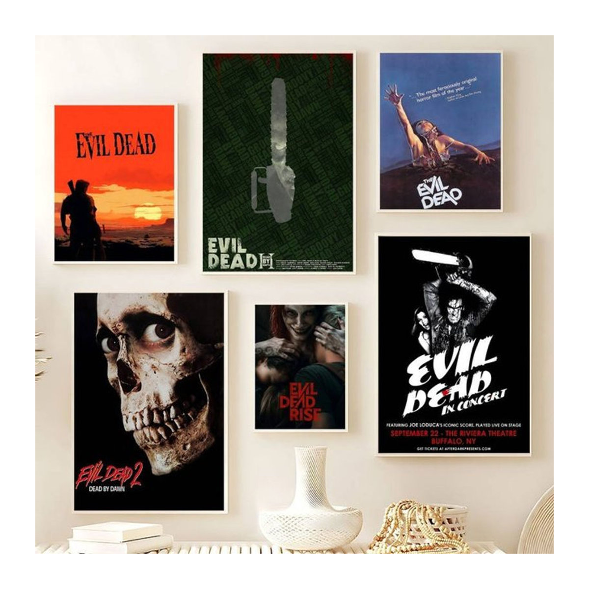 52TOYS The Evil Dead Leinwand Wandkunst Dekoration, mehrfarbig, Hochformat - Bild 1