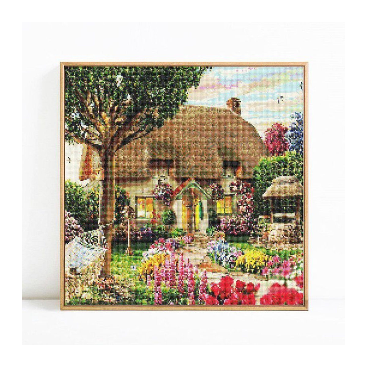 5D Diamond Painting Set von FIYO mit Tierprint im Landhausstil, mehrfarbig, B/B: 30 x 30 cm - Bild 3