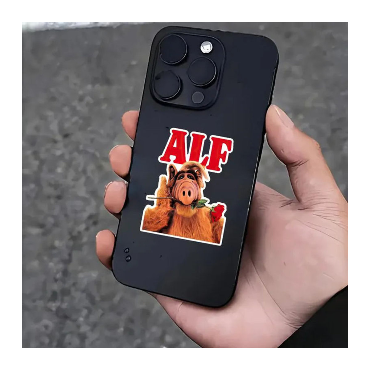 5er Set Alf Wasserdichte Vinylaufkleber im 80er Retro-Stil, Mehrfarbige Vintage-Aufkleber für Erwachsene - Bild 2