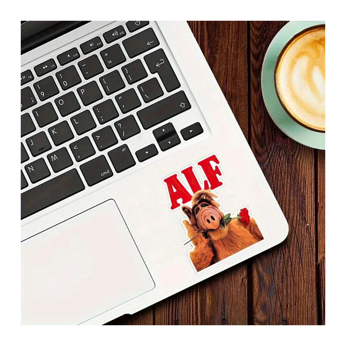 5er Set Alf Wasserdichte Vinylaufkleber im 80er Retro-Stil, Mehrfarbige Vintage-Aufkleber für Erwachsene - Bild 3