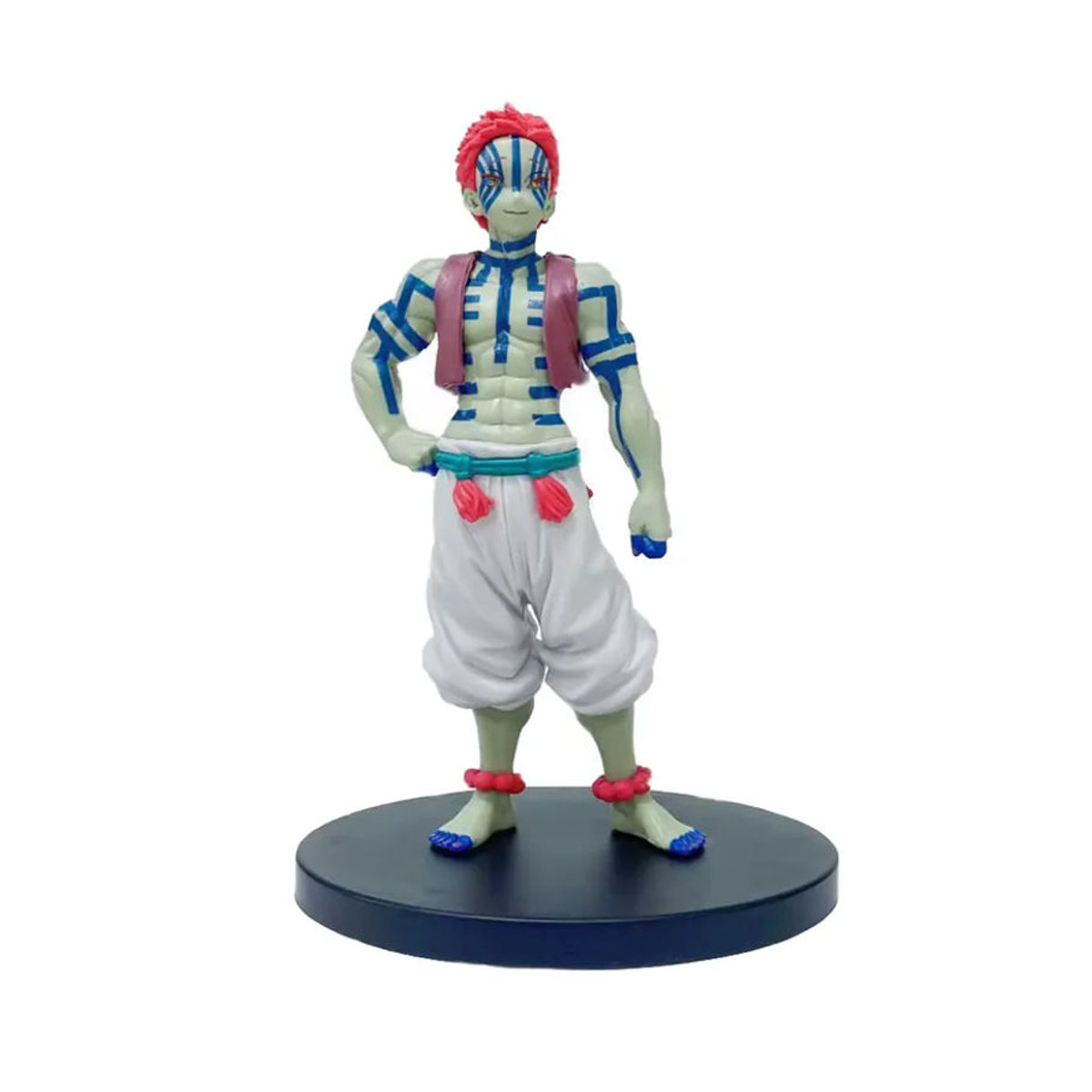 5er-Set Bandai Demon Slayer Douma Anime-Figuren als Noodle Stopper aus Kunststoff, mehrfarbig - Bild 3