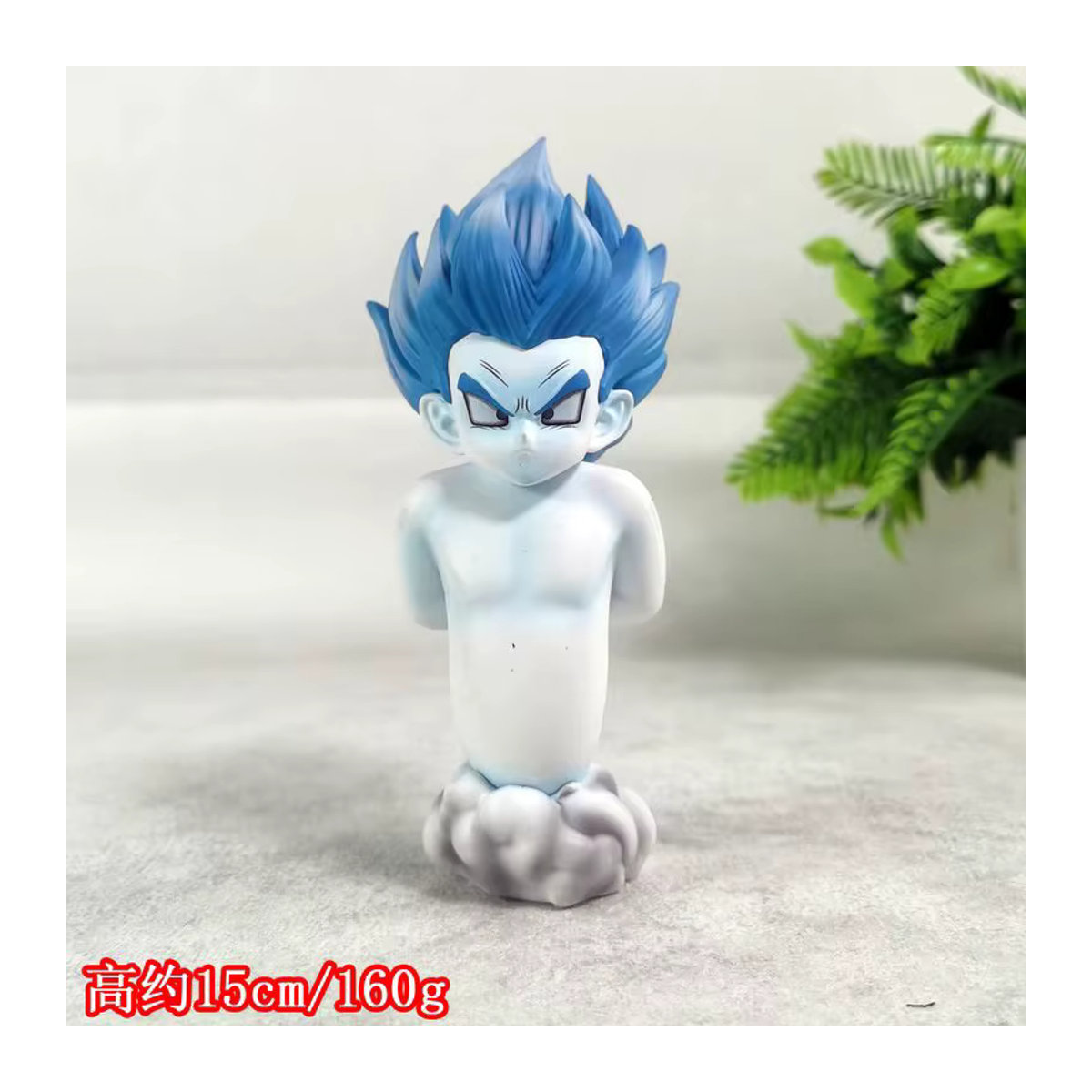 5er Set Dragon Ball Z Gotenks Super Ghost Kamikaze Attack Actionfiguren von Bandai in Weiß, Höhe: 14,5 cm - Bild 5