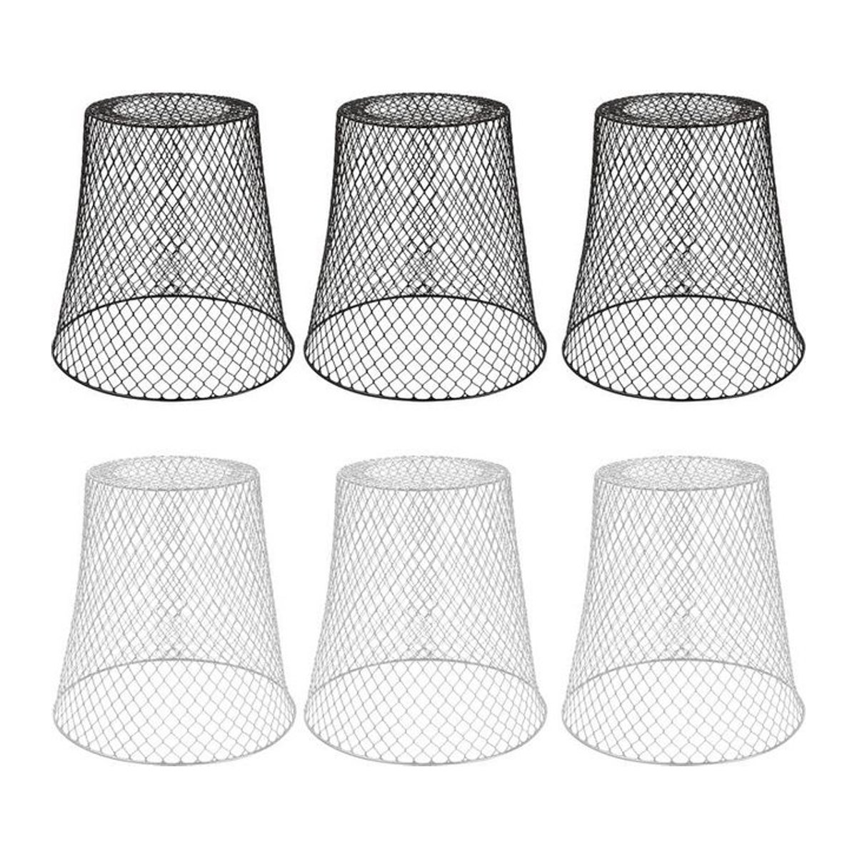5er-Set Huhn Draht Cloche als Pflanzenschutzring gegen Schnecken und Schädlinge für Garten und Hof - Bild 1