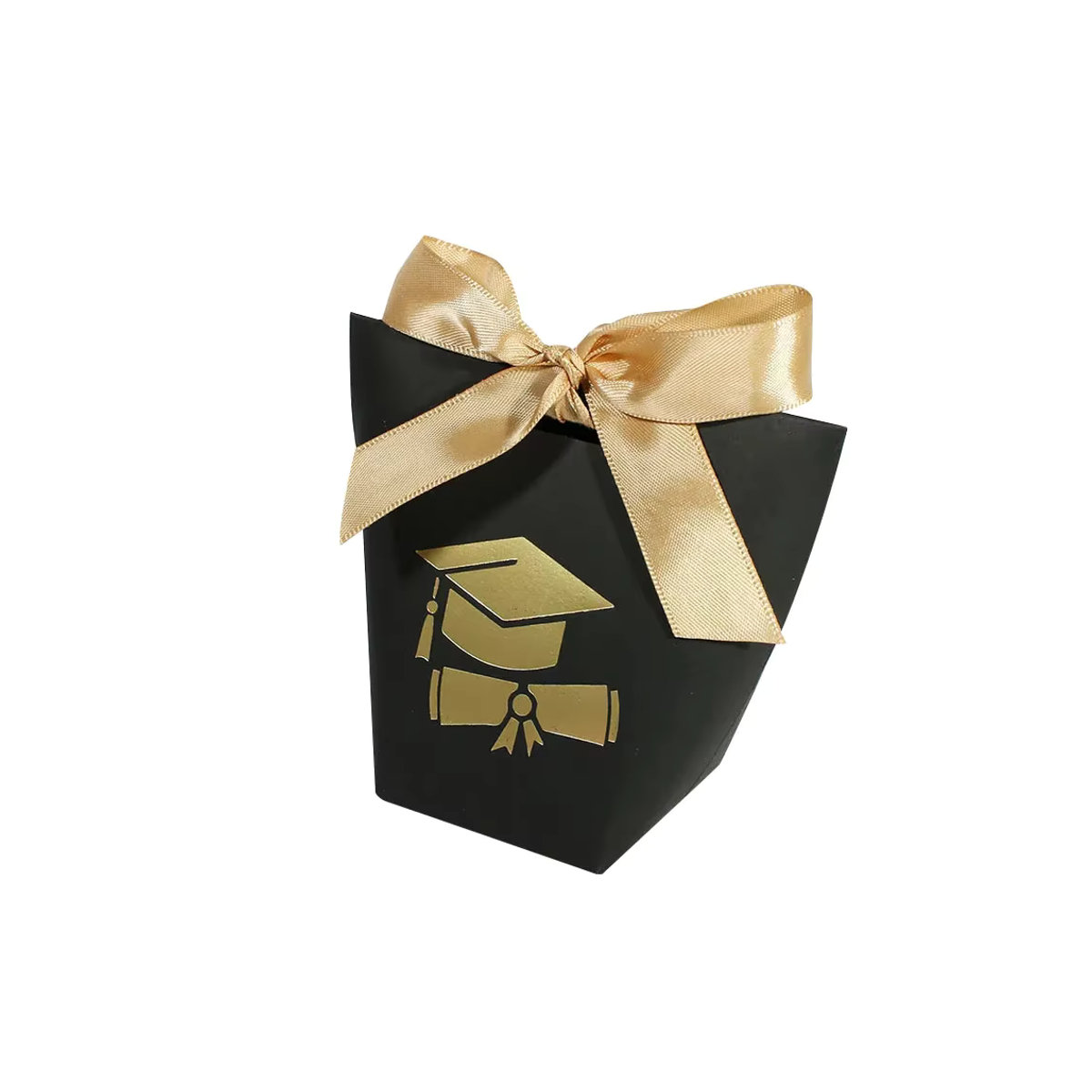5er Set RMTPT Geschenkboxen für den Studienabschluss in Schwarz-Weiß aus Papier - Bild 5