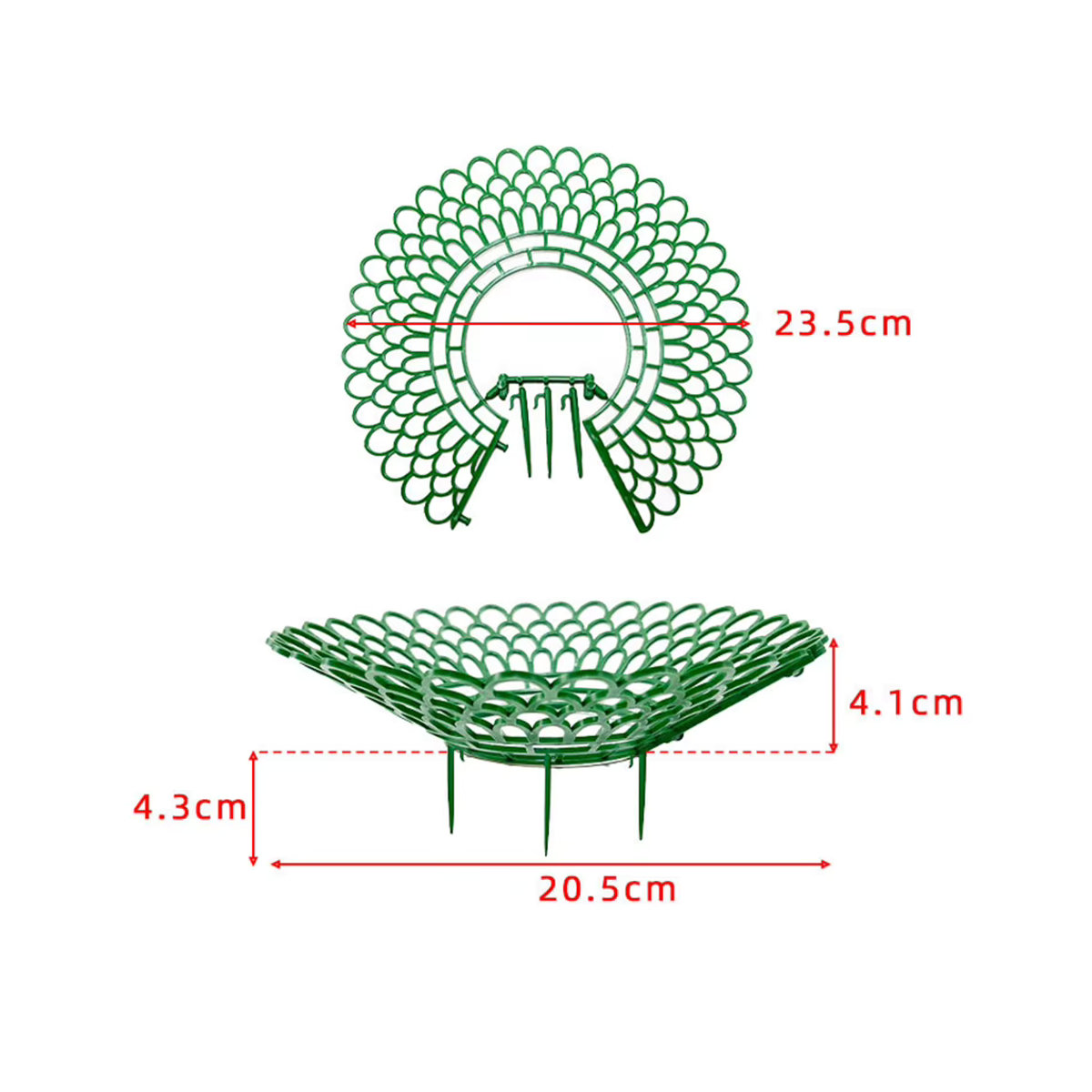 5er Set robuste Erdbeerstützen für Pflanzen und Gemüse im Garten - Bild 2