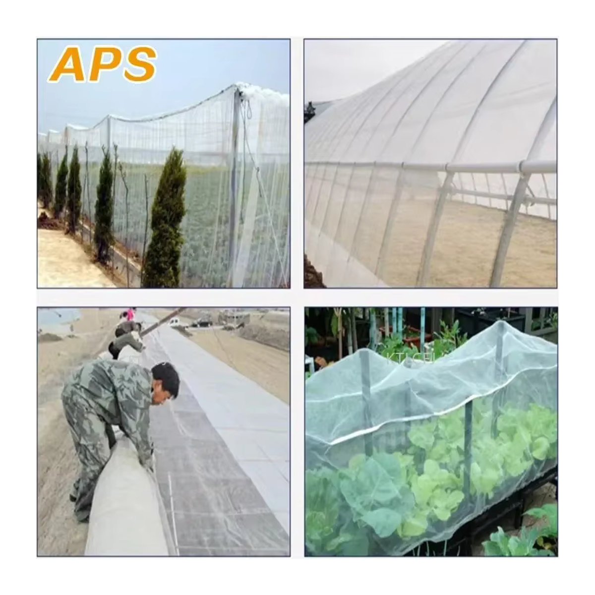 5m Insektenschutznetz aus PE-Nylon mit 80 Mesh zur Schädlingsbekämpfung und zum Pflanzenschutz für Obstbäume und Gartenpflanzen - Bild 2
