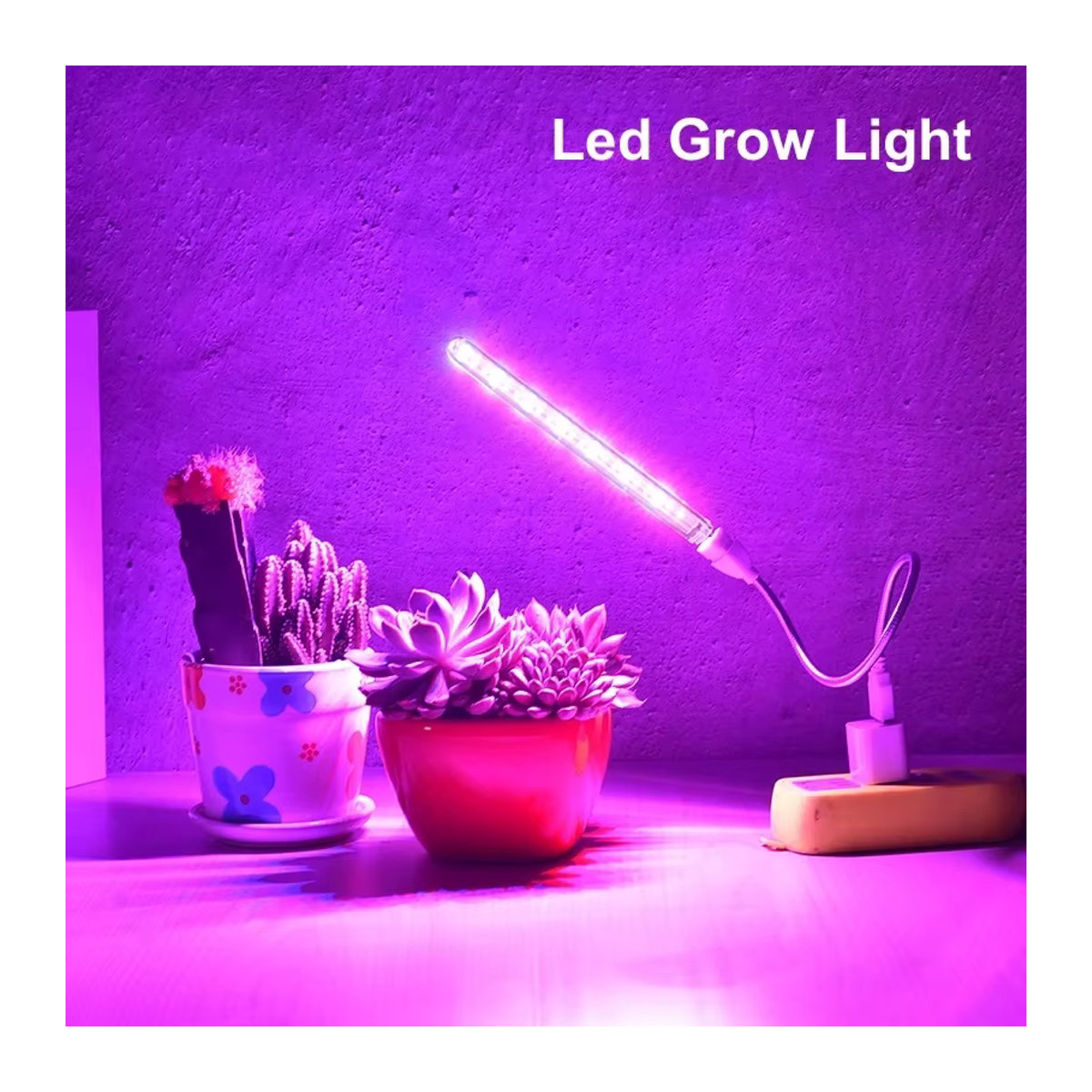 5V Vollspektrum LED Pflanzenlampe mit flexiblem Schlauch und USB-Anschluss für Gewächshäuser und Hydroponik - Bild 4