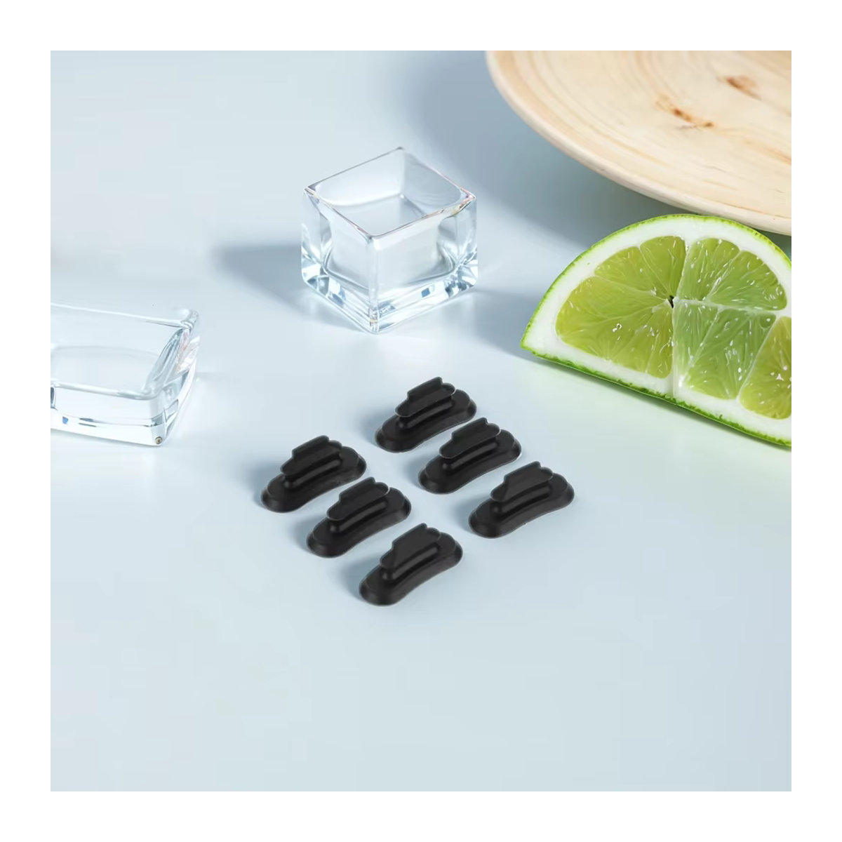 6-teiliger Ersatzstopper aus Silikon für Contigo Travel Kaffeetassen, Schwarz, auslaufsicher - Bild 2